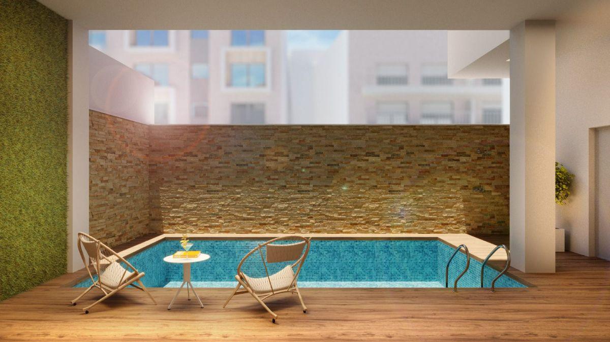 Estudio Obra Nueva Centro Torrevieja — Piscina Comunitaria 249.000€