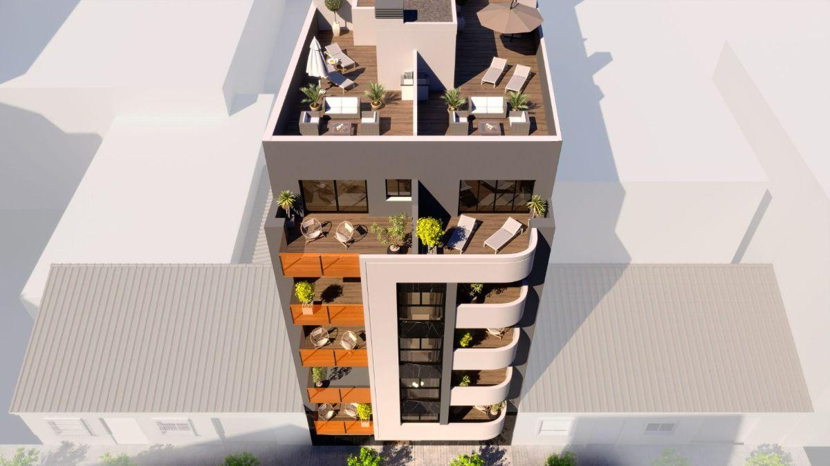Estudio Obra Nueva Centro Torrevieja — Piscina Comunitaria 249.000€