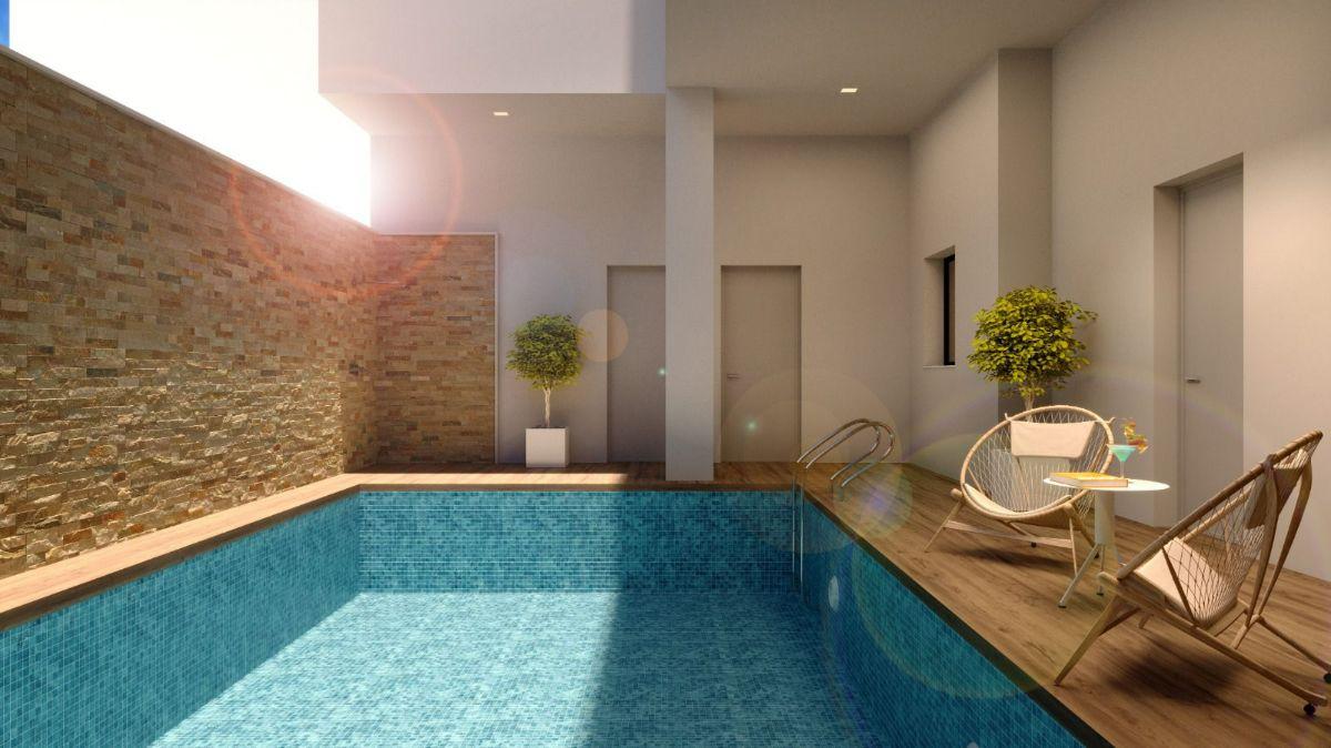 Estudio Obra Nueva Centro Torrevieja — Piscina Comunitaria 249.000€