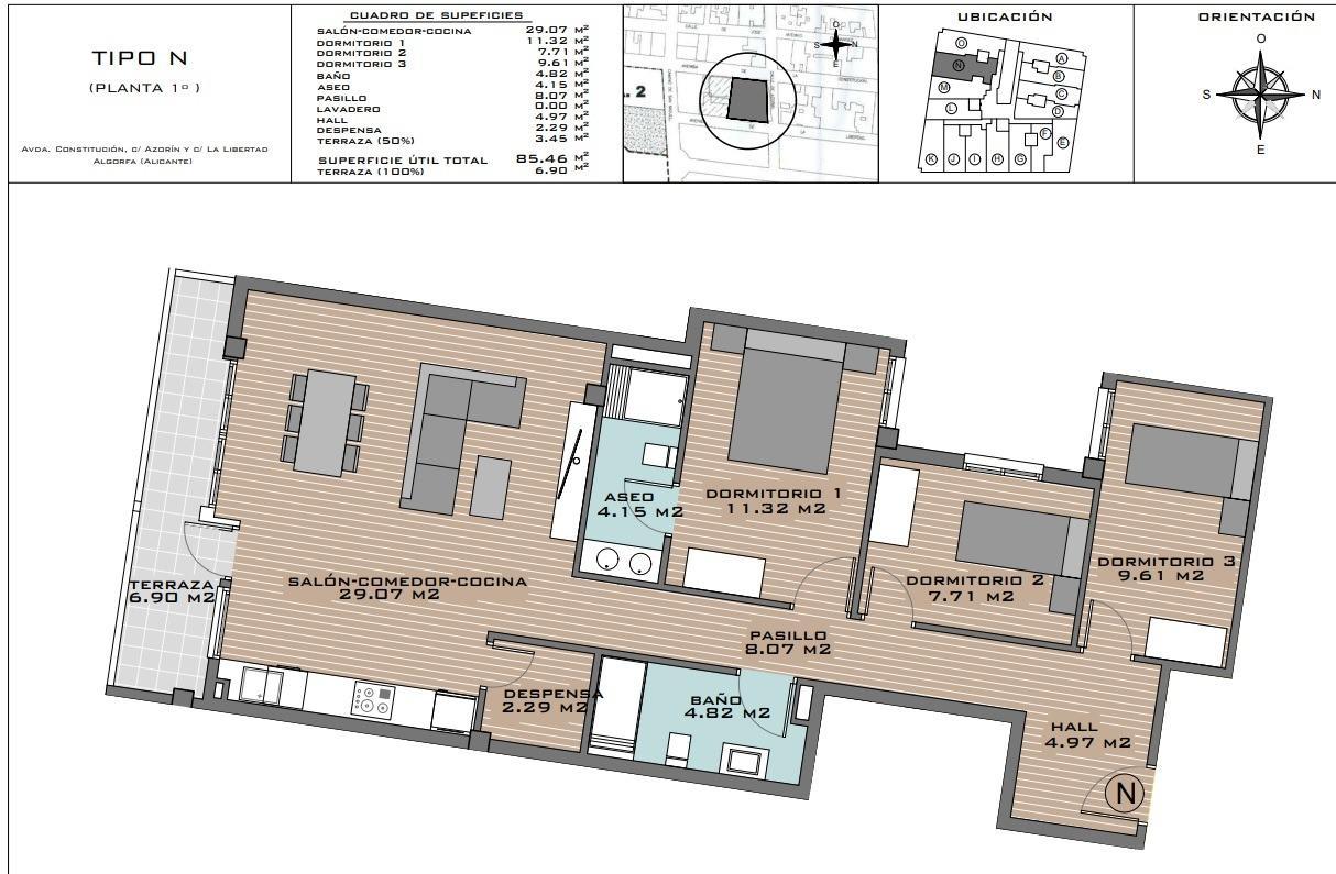 Apartamento en Algorfa