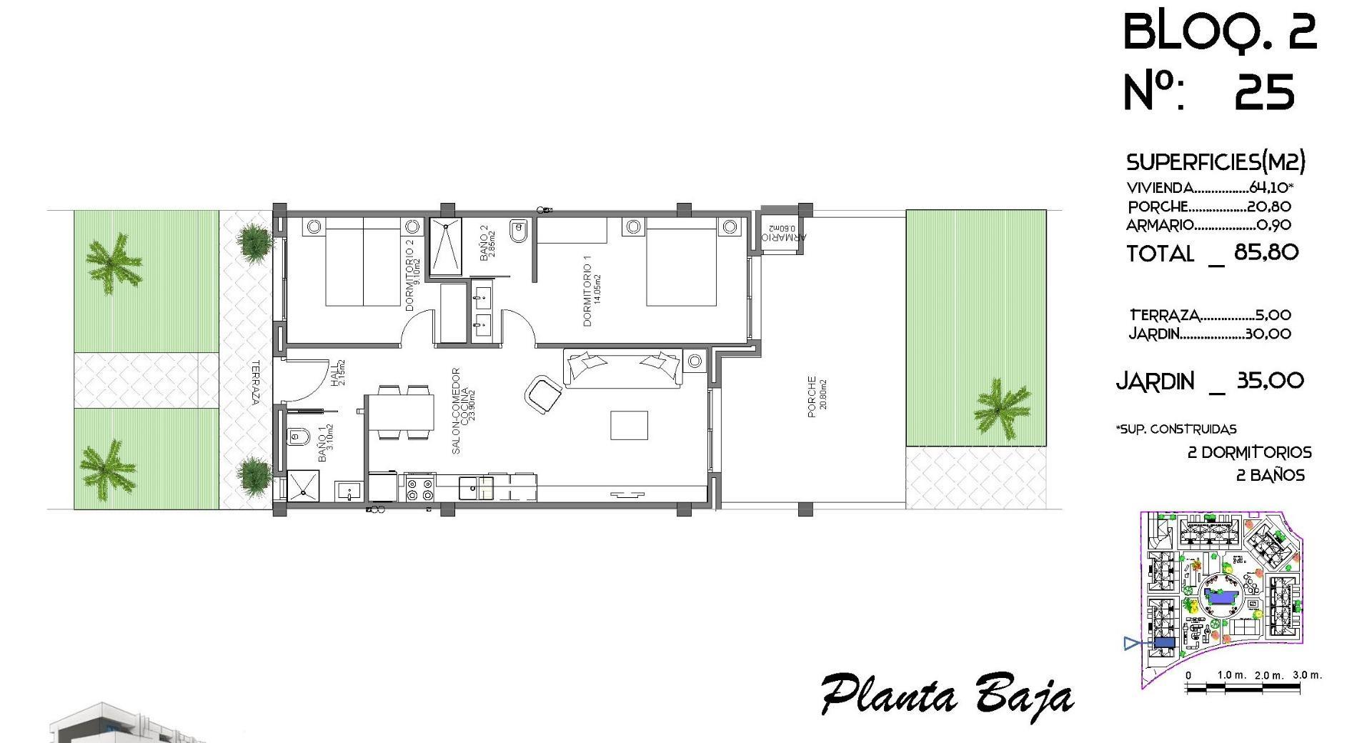 Apartamento en Guardamar del Segura