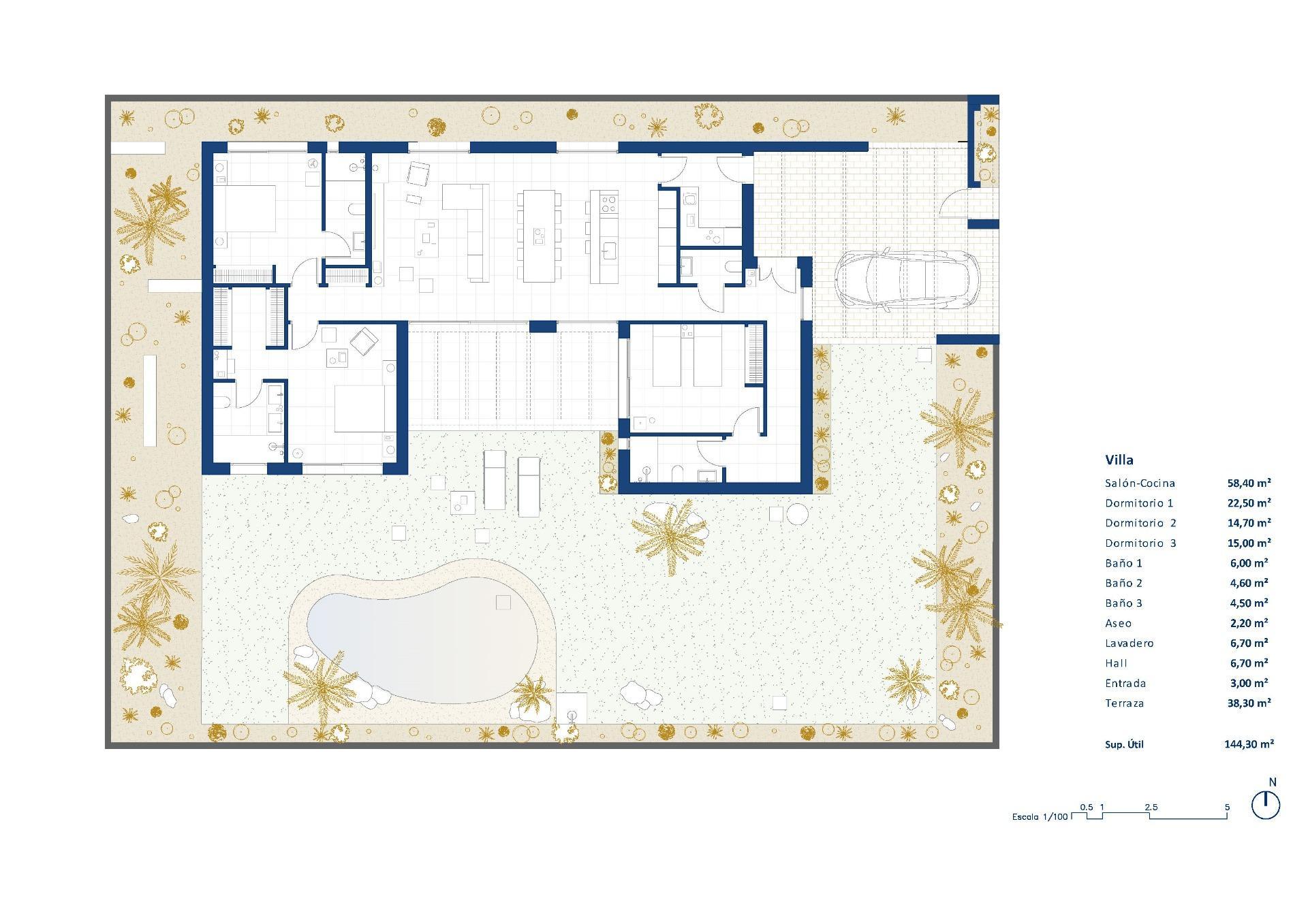 Villa en Baños y Mendigo