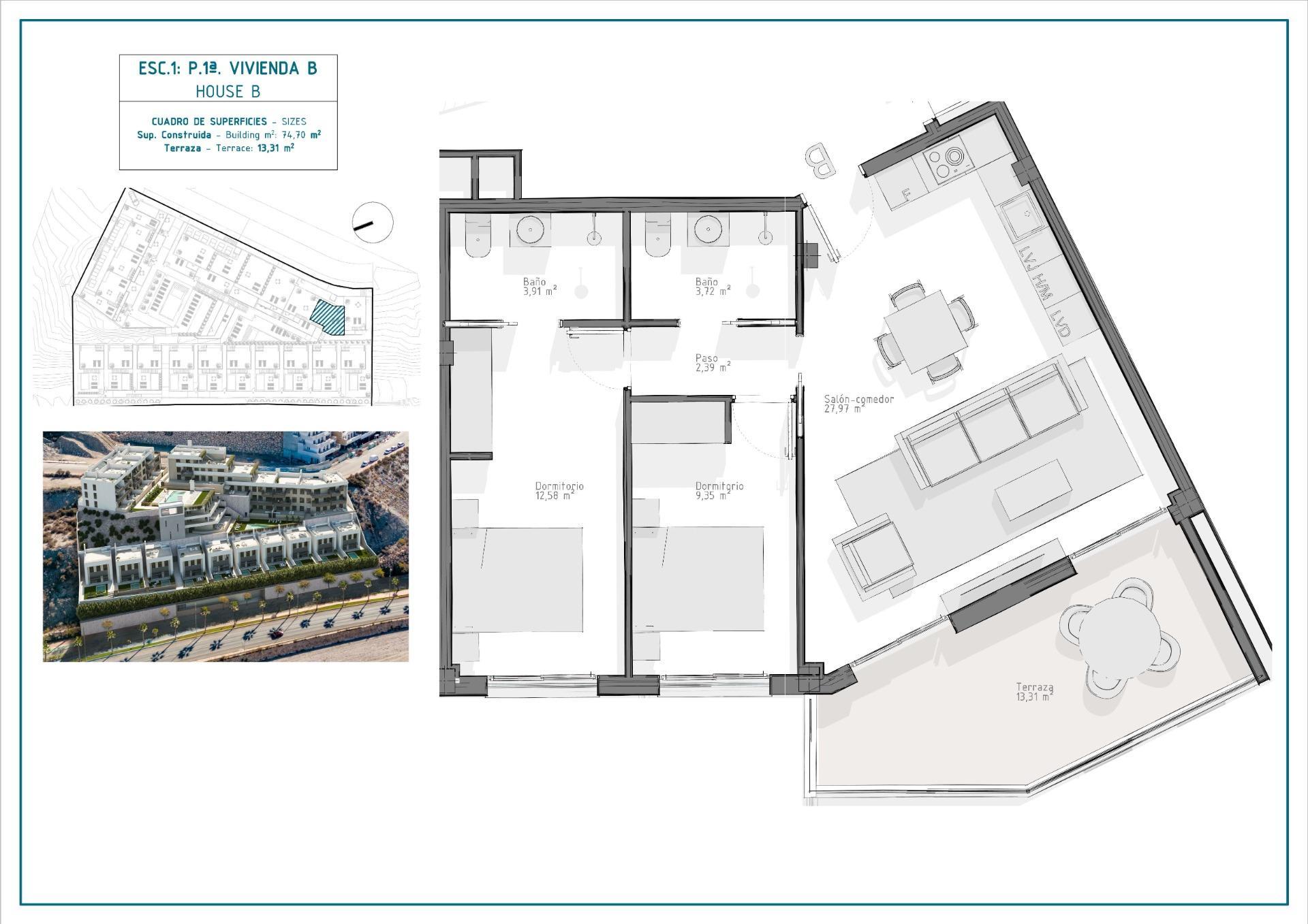 Apartamento en Aguilas