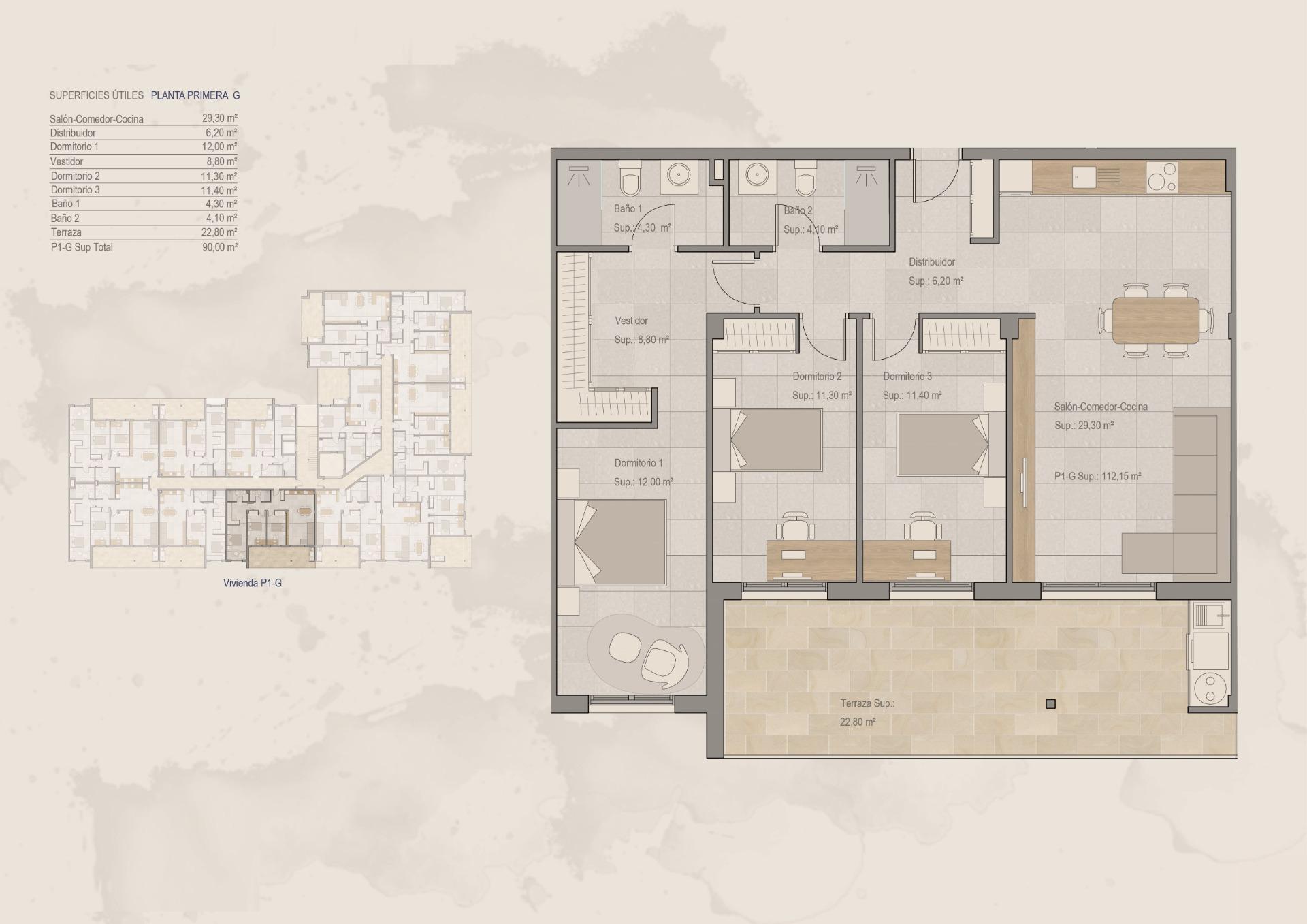 Apartamento en Torre Pacheco