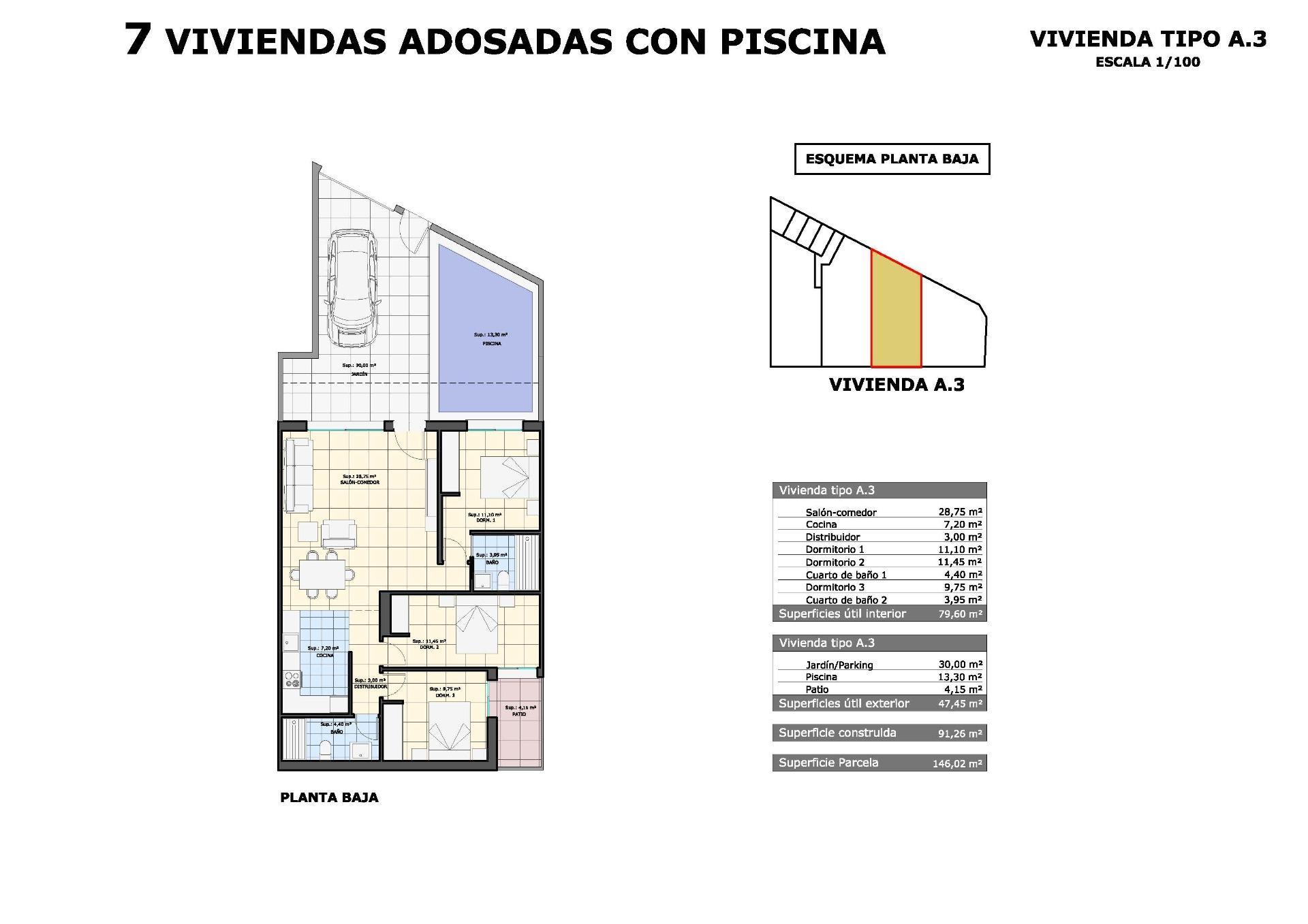 Chalet en Pilar de La Horadada