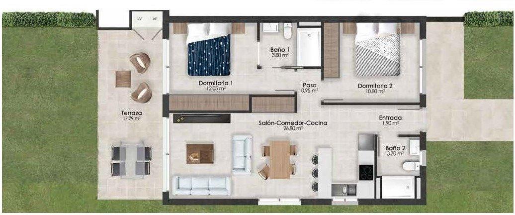 Apartamento en Alhama De Murcia