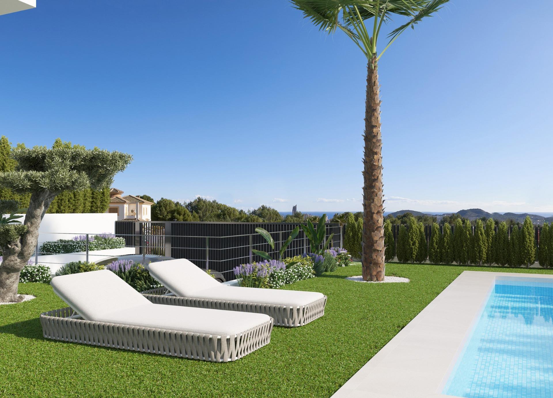 Villa Obra Nueva en Finestrat con Piscina Privada — Lujo y Tecnología