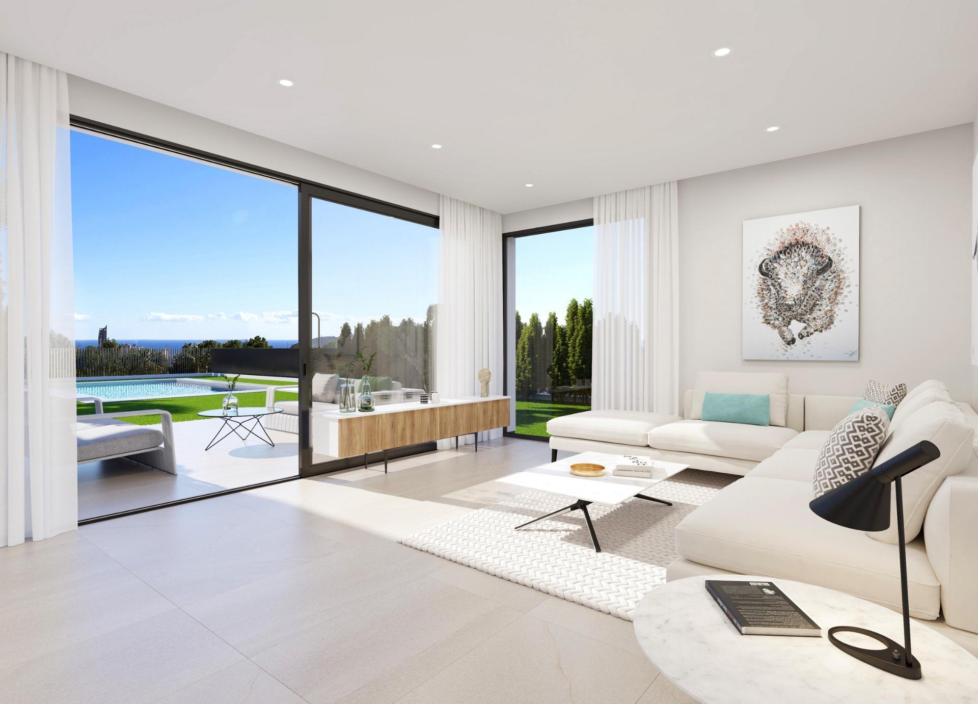 Villa Obra Nueva en Finestrat con Piscina Privada — Lujo y Tecnología
