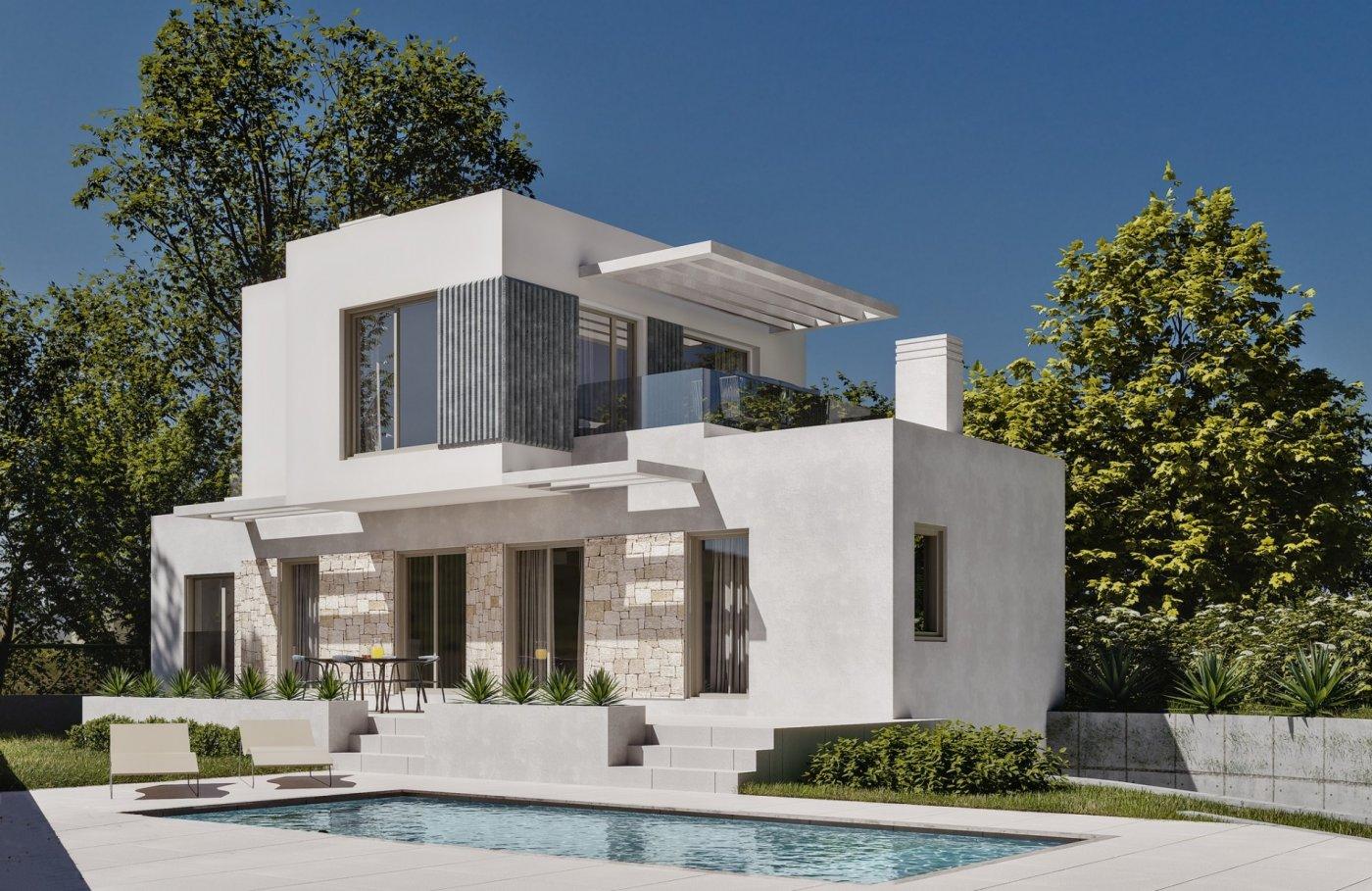 Villa obra nueva en Finestrat con piscina privada y vistas — 3 dorm.