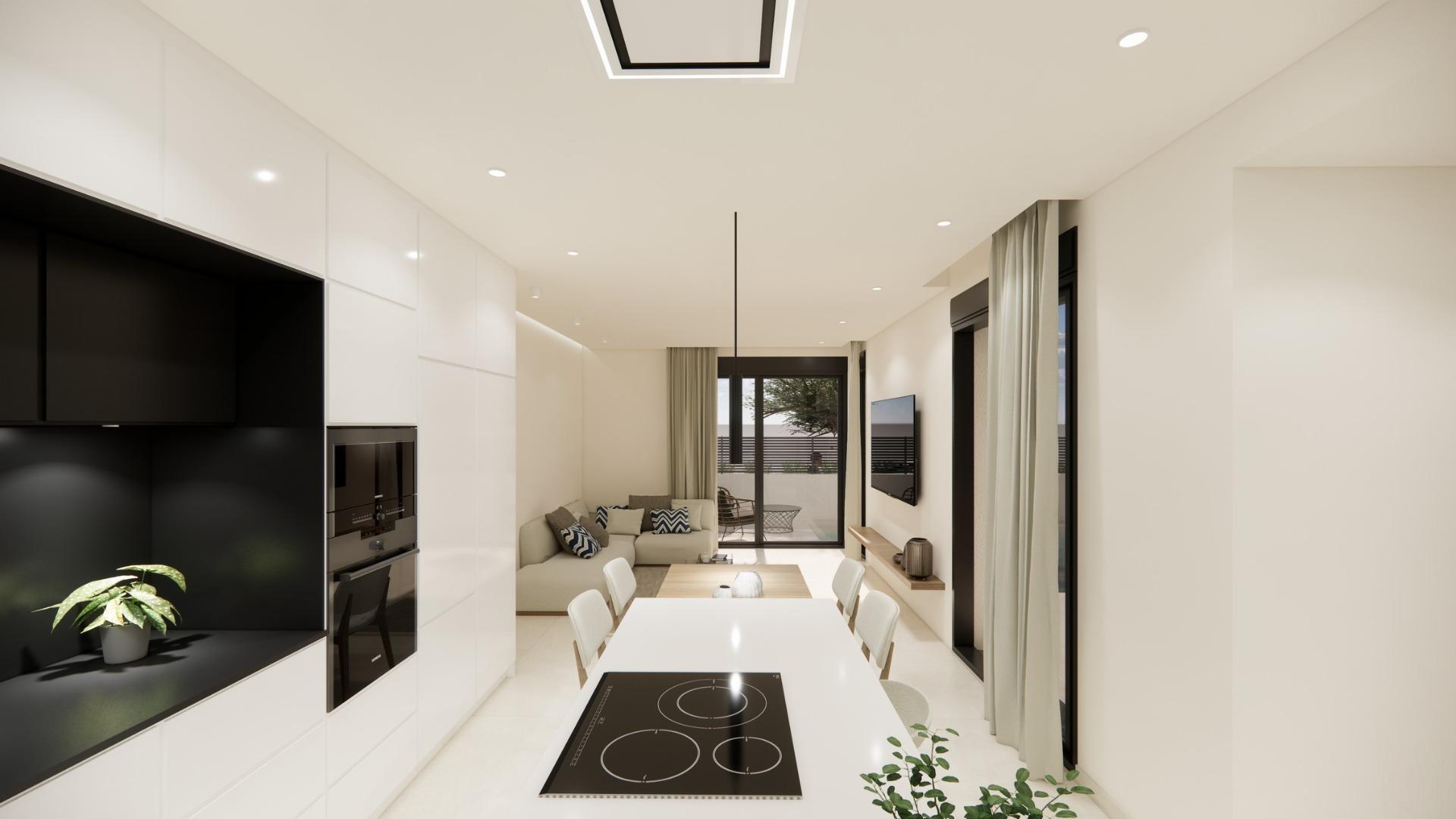 Obra Nueva: Piso con Piscina Privada en Dolores, Alicante — 3 Dorm.