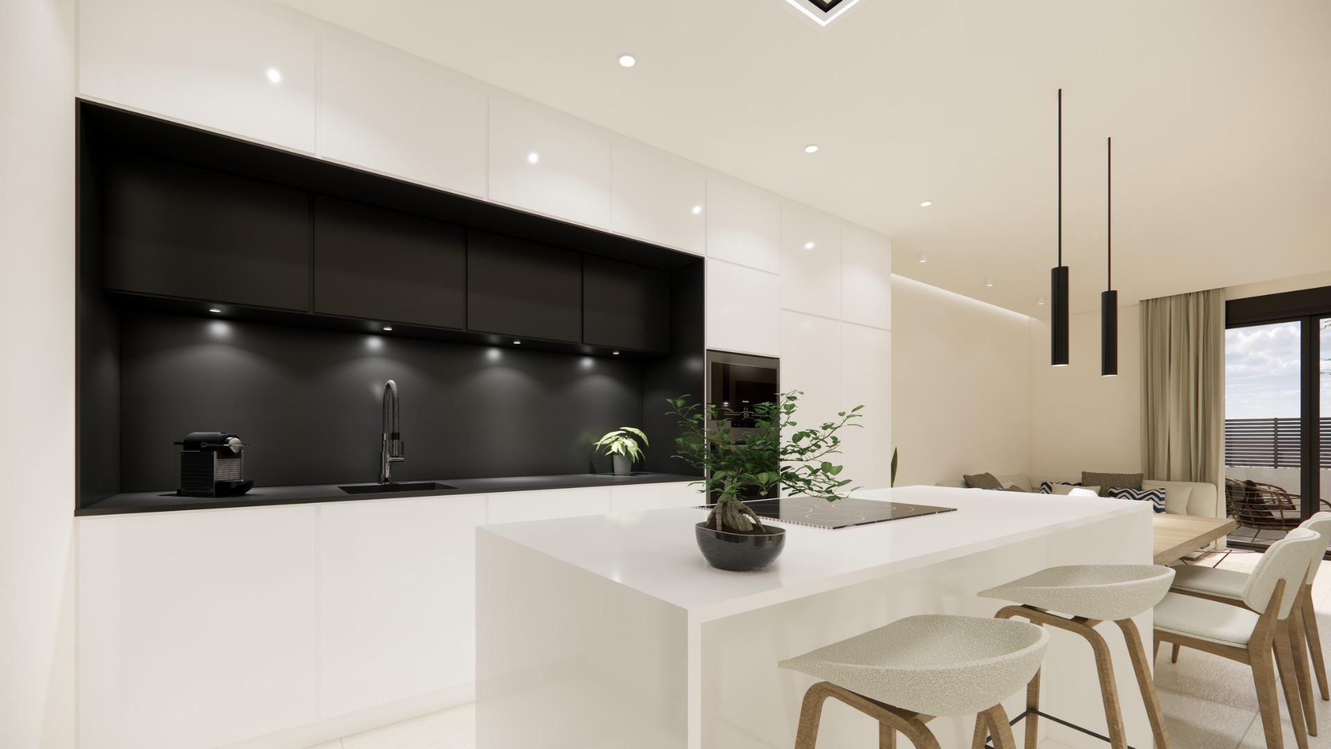 Obra Nueva: Piso con Piscina Privada en Dolores, Alicante — 3 Dorm.