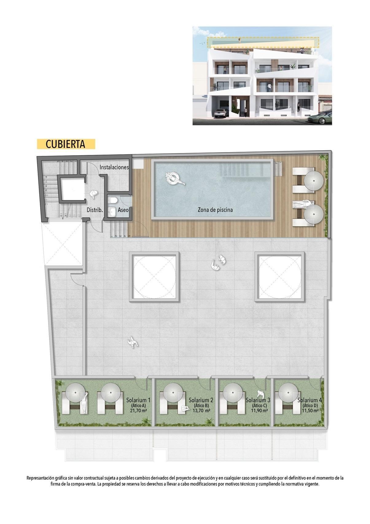 Apartamento Obra Nueva con Piscina Privada en Torrevieja - 250m Playa