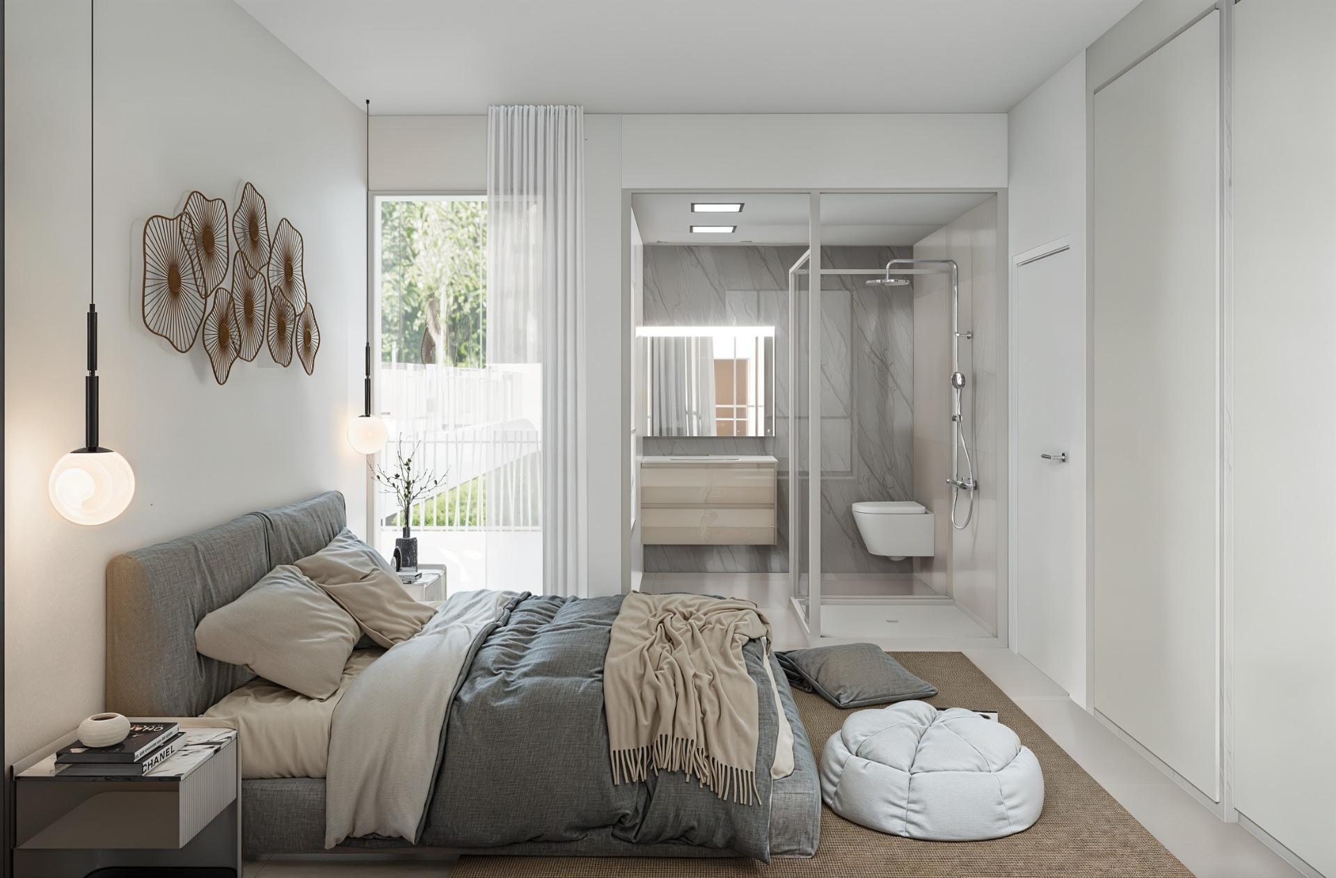 Villa Obra Nueva con Piscina Privada en Los Alcázares — 3 Dorm.