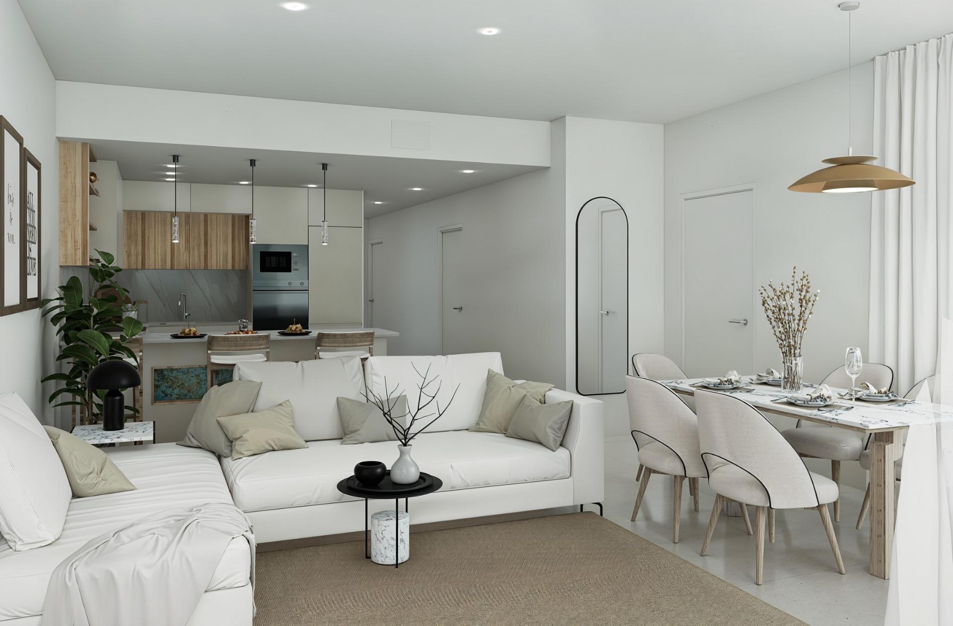 Villa Obra Nueva con Piscina Privada en Los Alcázares — 3 Dorm.