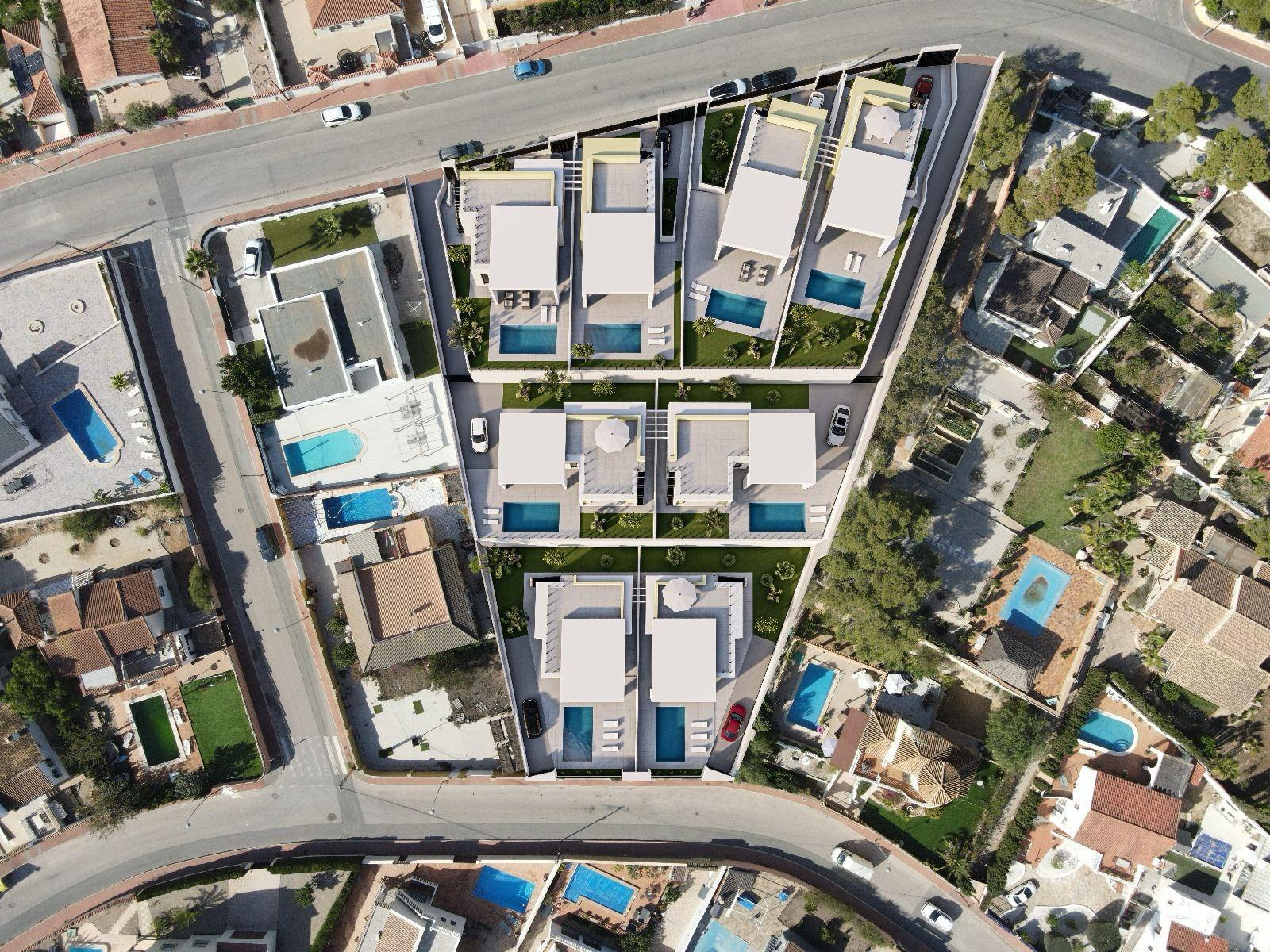 Villa Obra Nueva con Piscina Privada en Los Balcones, Torrevieja — 3 Dorm.