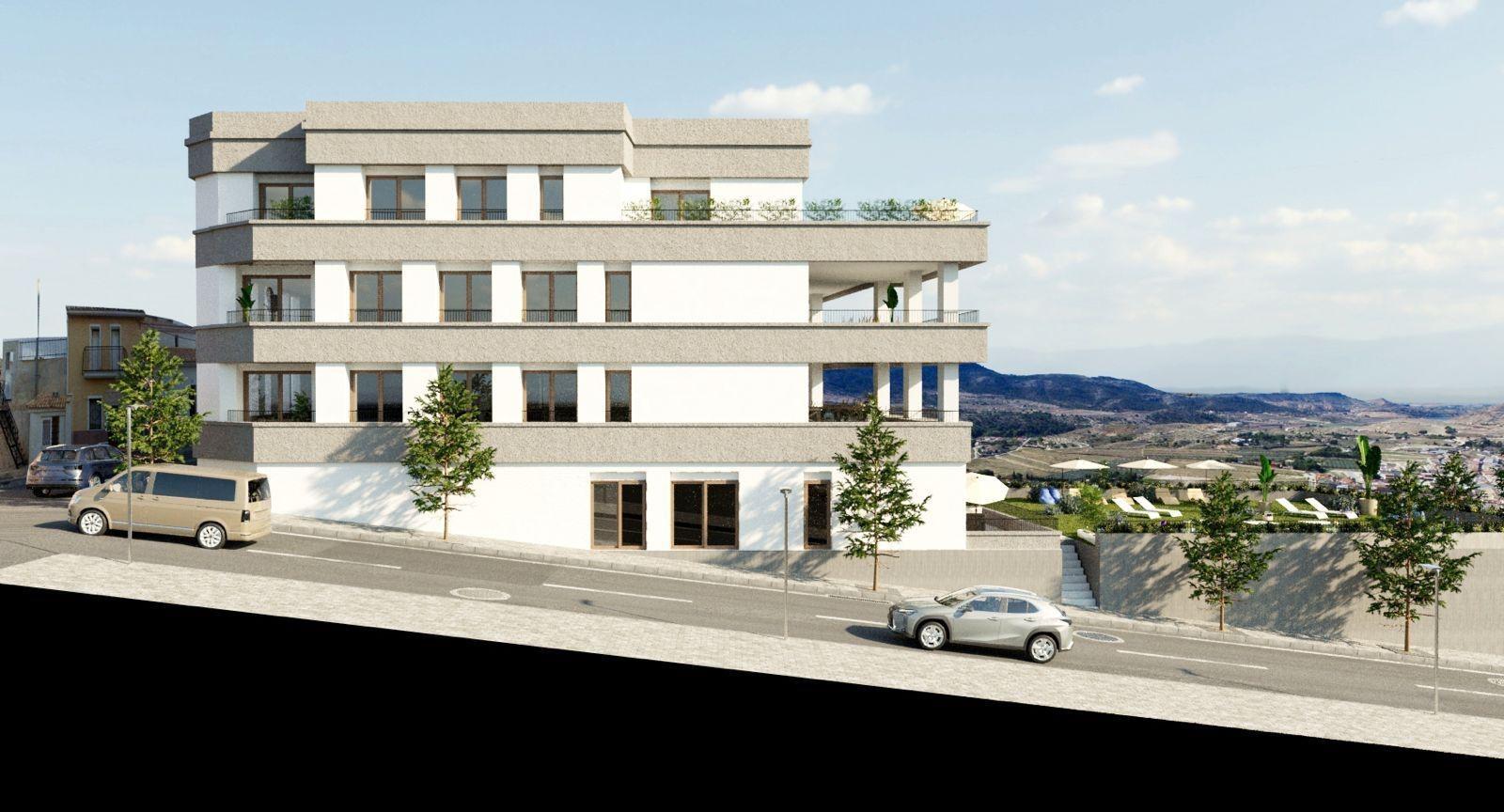 Apartamento Obra Nueva con Piscina Privada en Hondón de las Nieves — 2 Dorm.