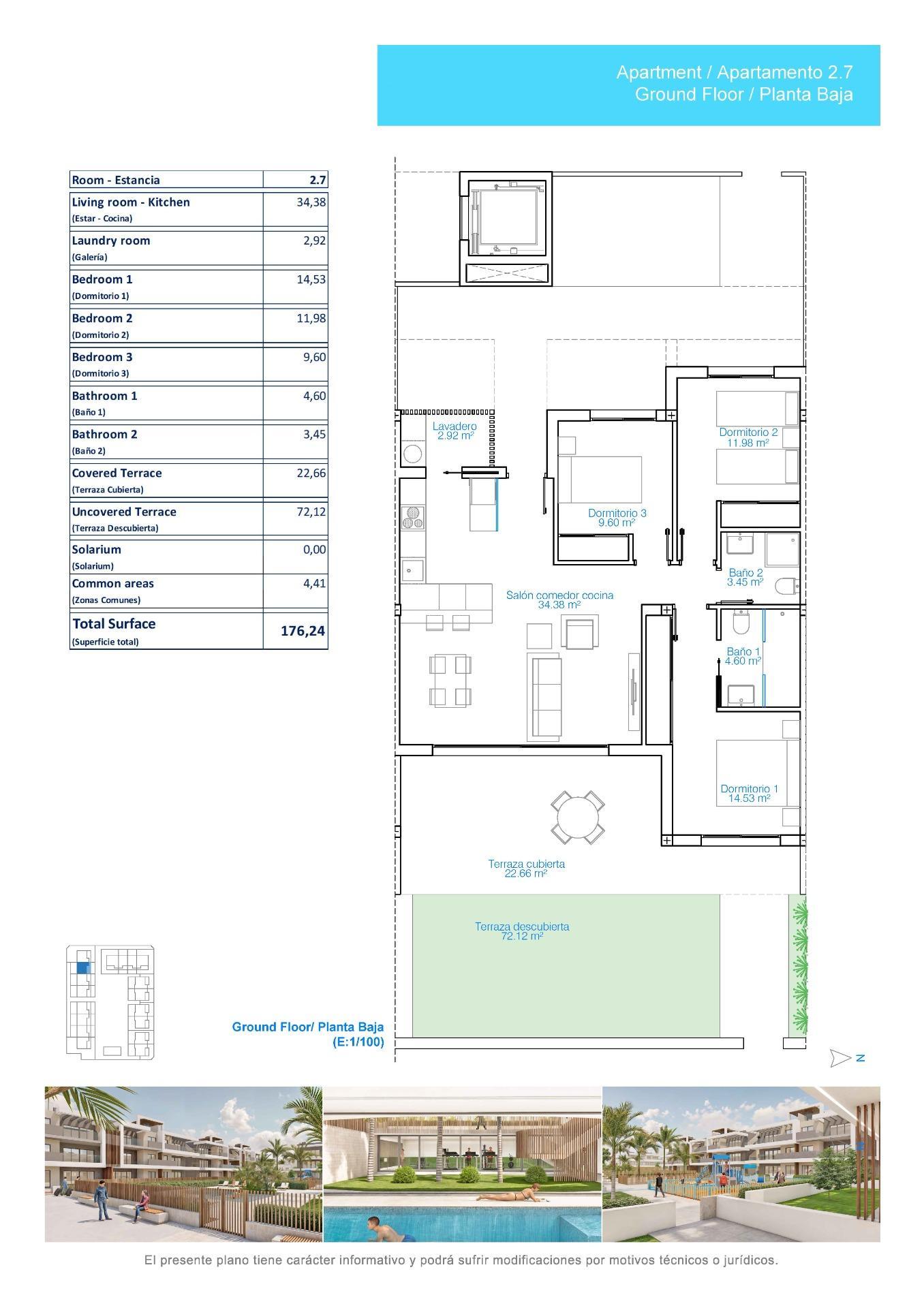 Apartamento en Pilar de La Horadada