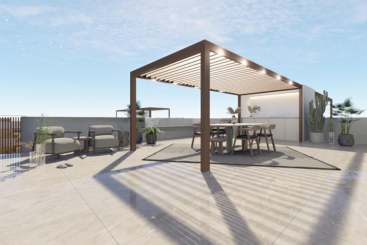 Chalet Obra Nueva con Piscina Privada en Pilar de la Horadada — 3 Dorm.