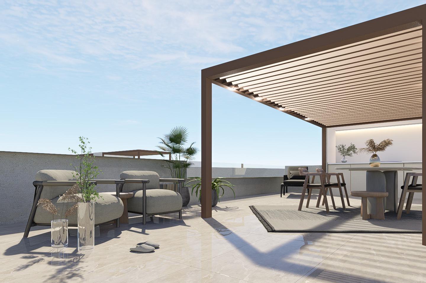 Chalet Obra Nueva con Piscina Privada en Pilar de la Horadada — 3 Dorm.