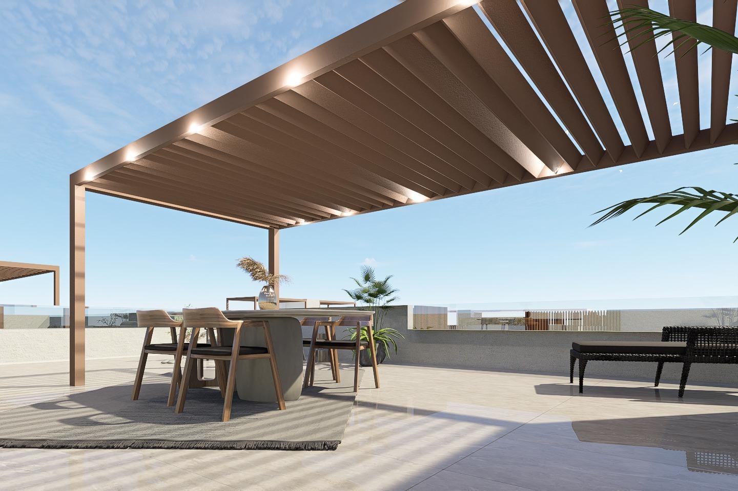 Chalet Obra Nueva con Piscina Privada en Pilar de la Horadada — 3 Dorm.