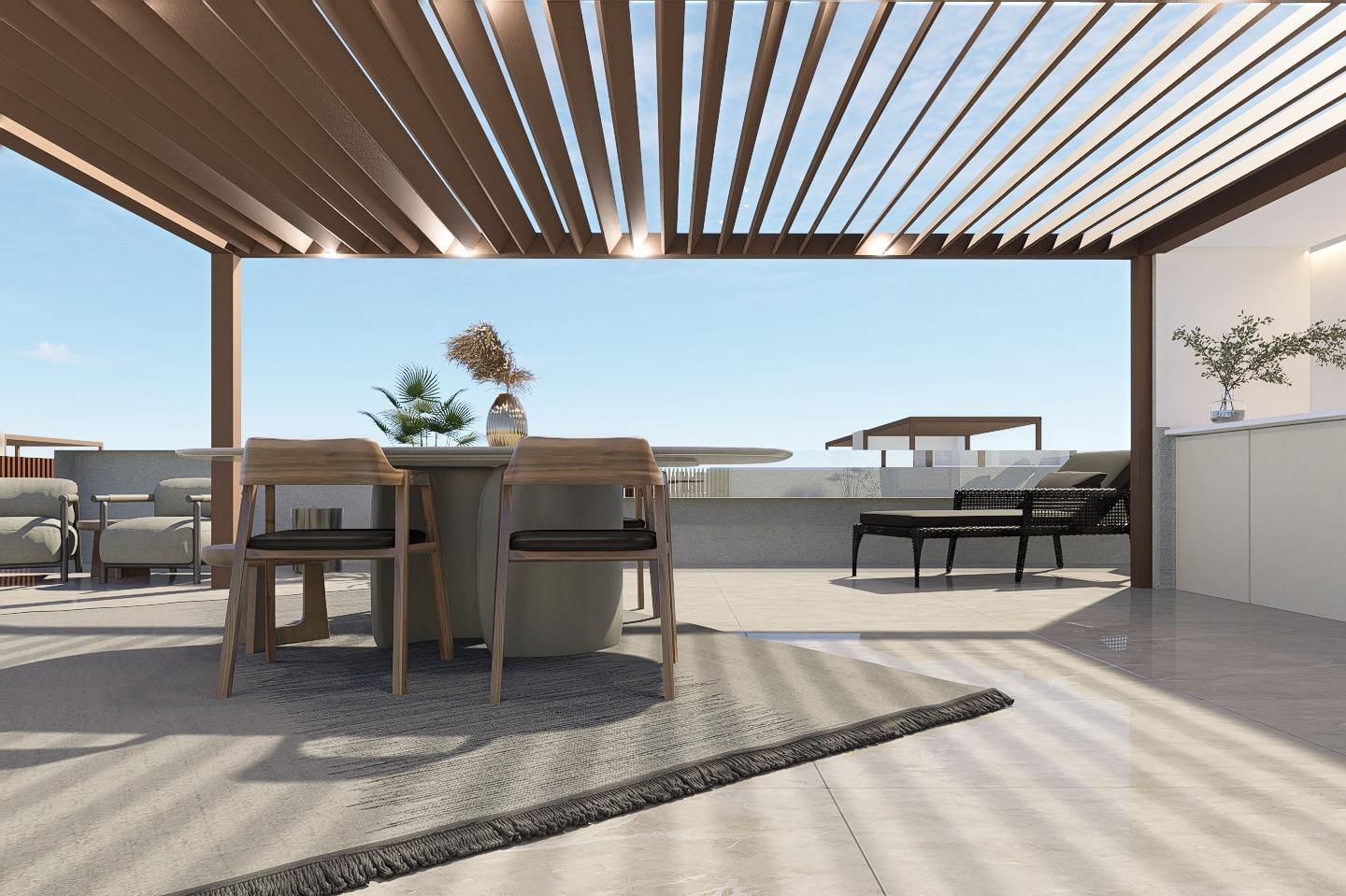 Chalet Obra Nueva con Piscina Privada en Pilar de la Horadada — 3 Dorm.