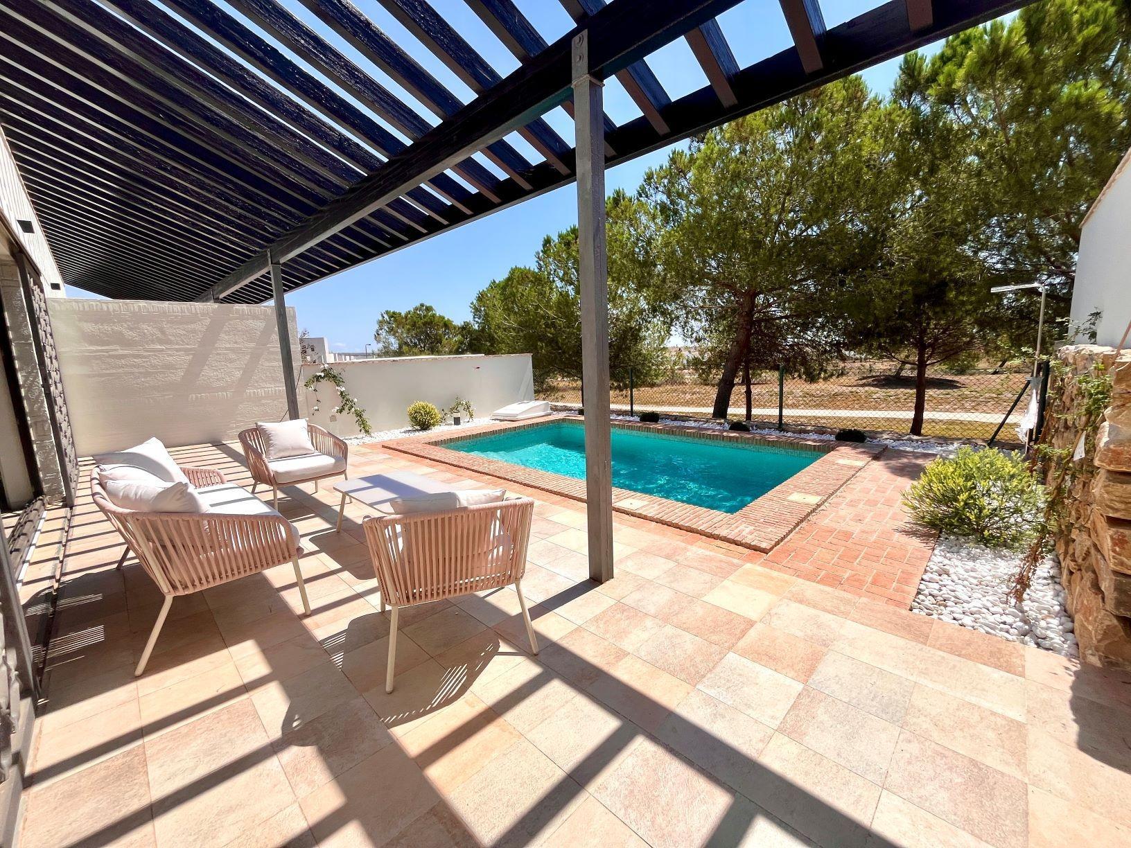 Casa Adosada con Piscina Privada en Sucina (Murcia) — Obra Nueva