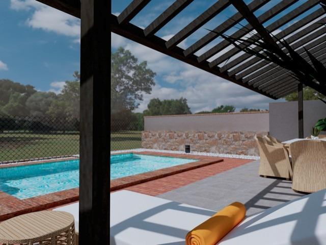 Casa Adosada con Piscina Privada en Sucina (Murcia) — Obra Nueva