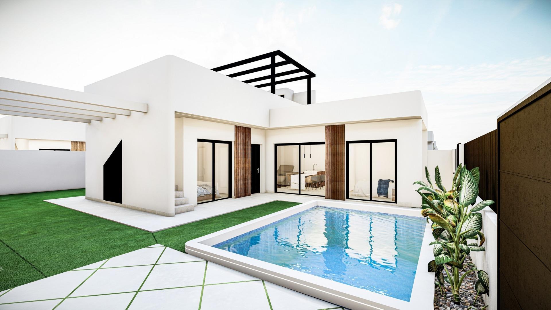 Villa obra nueva con piscina en Torre Pacheco — Tu hogar en la Costa Blanca