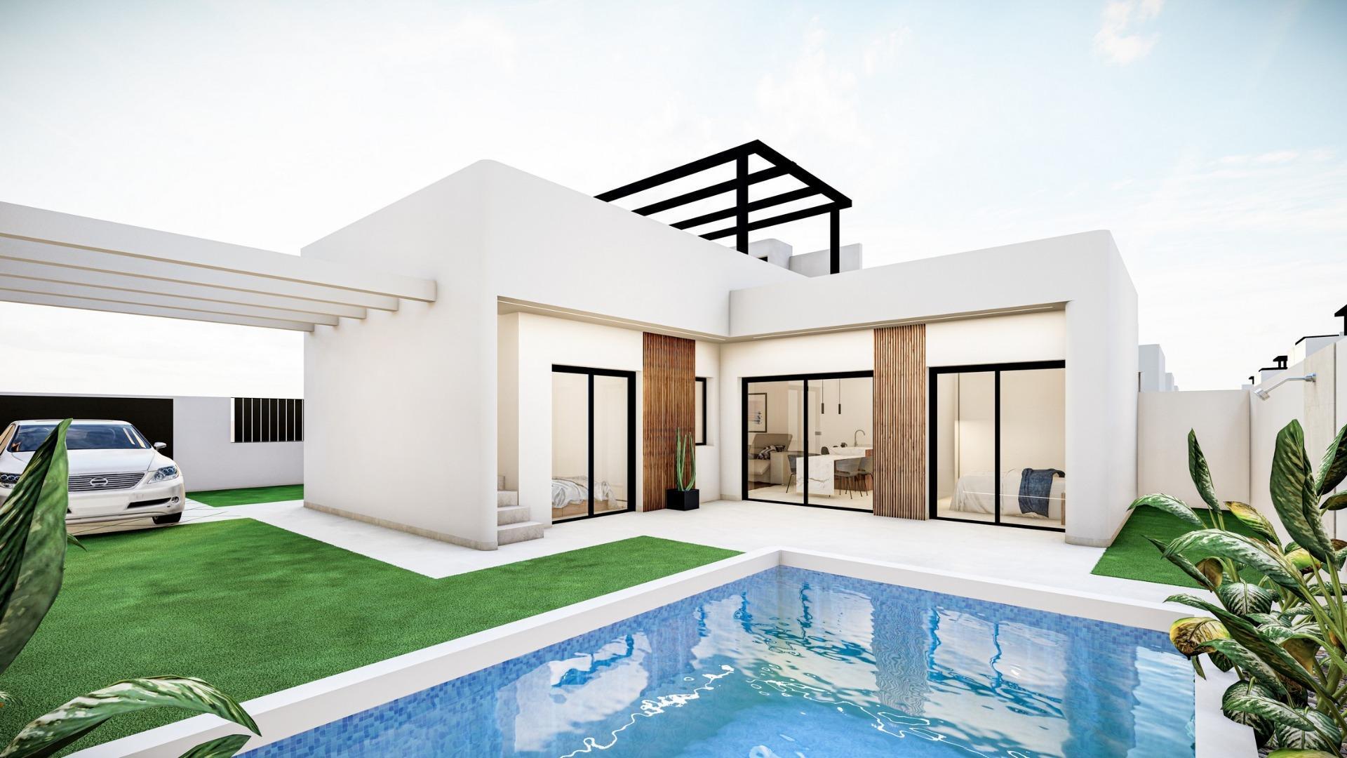 Villa obra nueva con piscina en Torre Pacheco — Tu hogar en la Costa Blanca