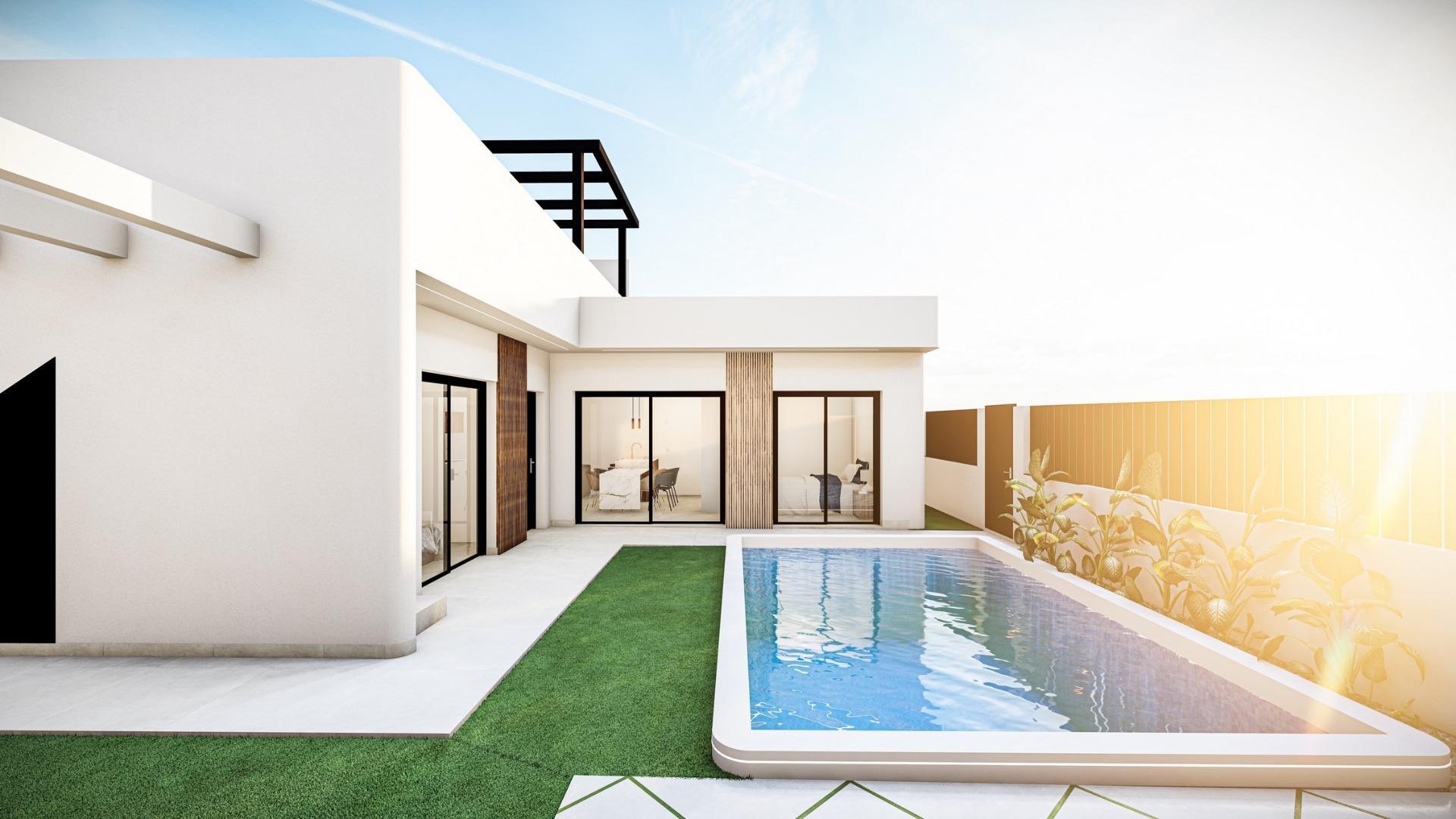 Villa obra nueva con piscina en Torre Pacheco — Tu hogar en la Costa Blanca