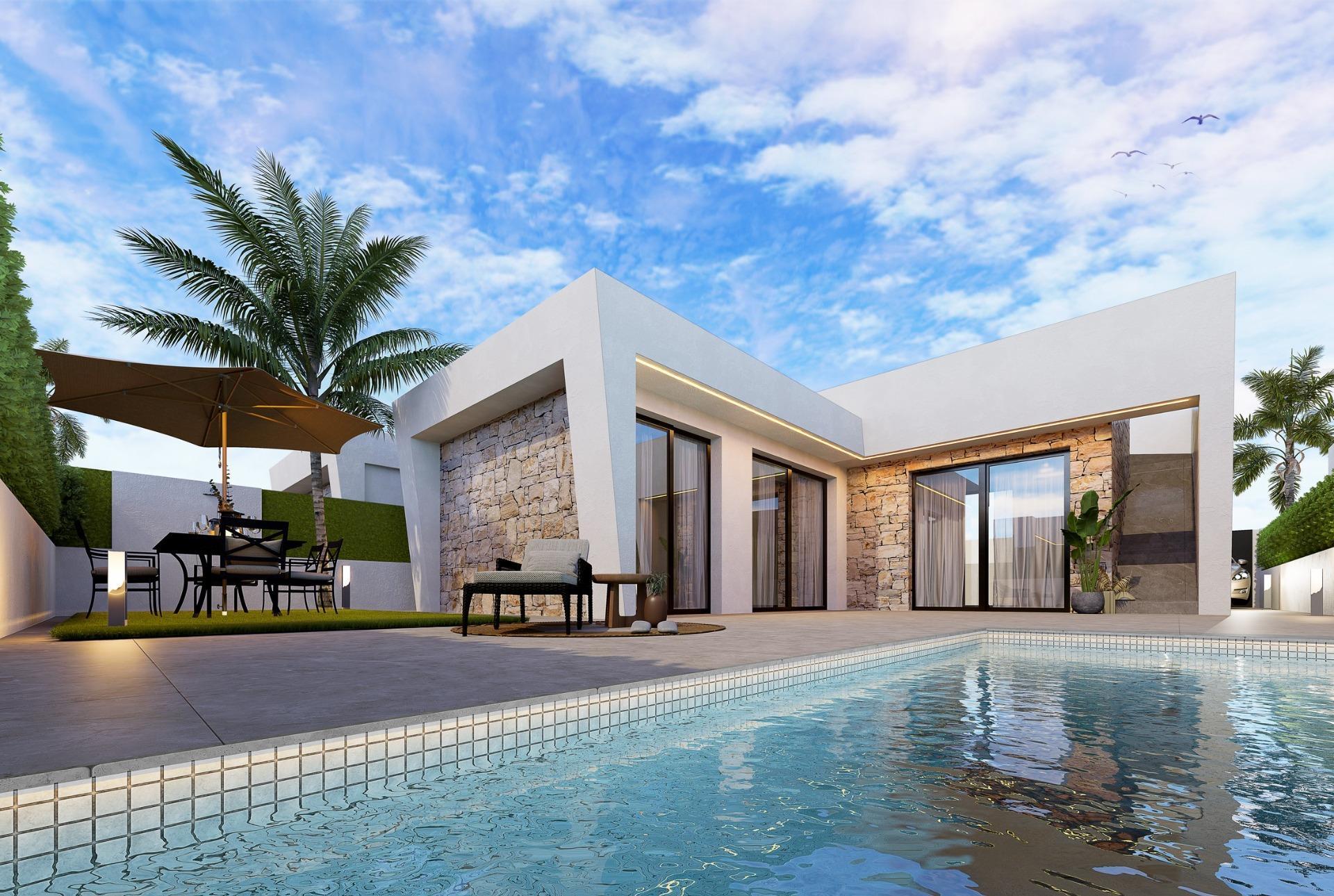 Villa obra nueva con piscina en Torre Pacheco — Tu hogar en la Costa Blanca