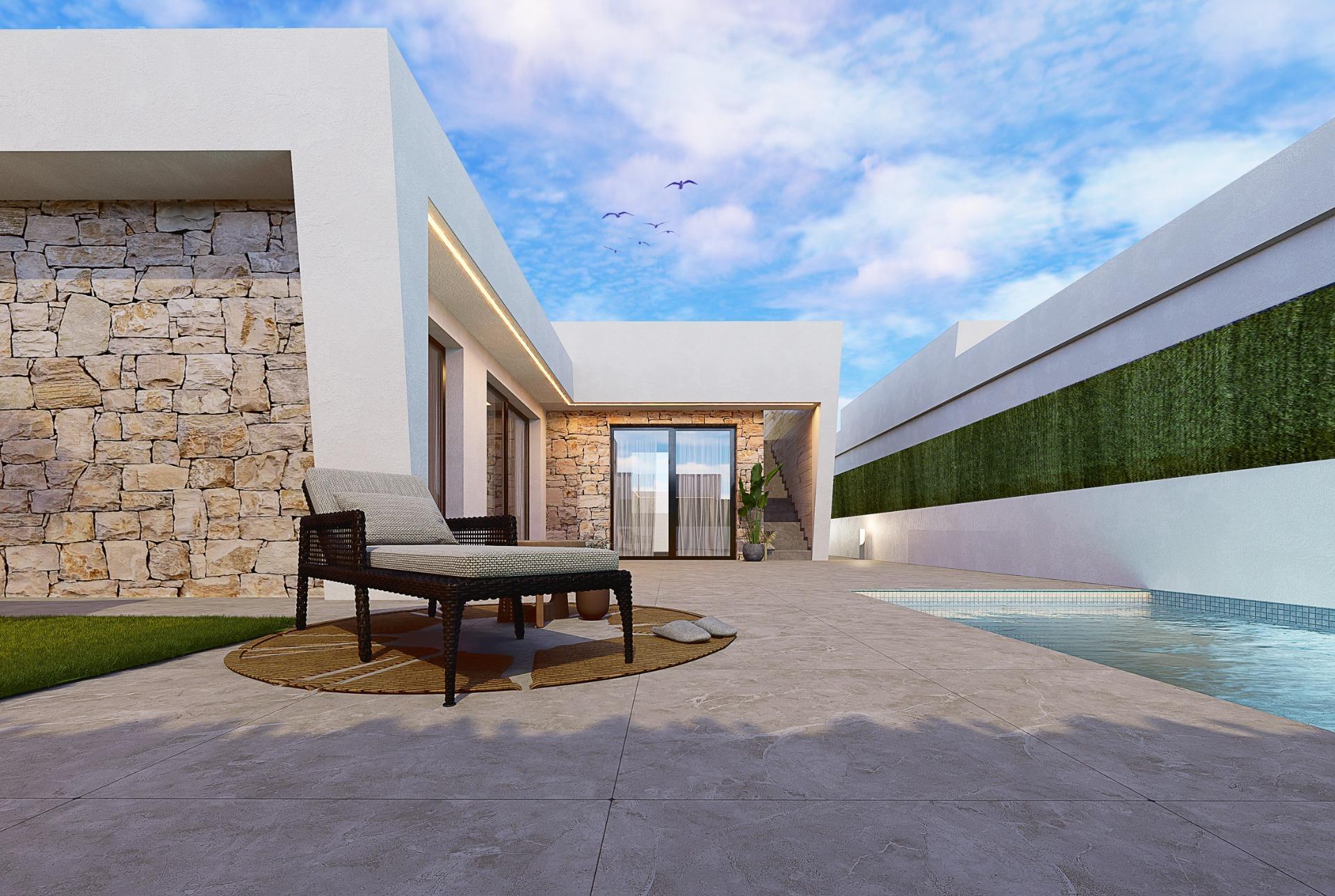 Villa obra nueva con piscina en Torre Pacheco — Tu hogar en la Costa Blanca