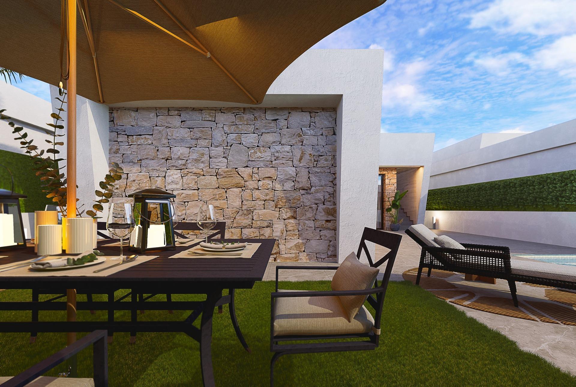 Villa obra nueva con piscina en Torre Pacheco — Tu hogar en la Costa Blanca