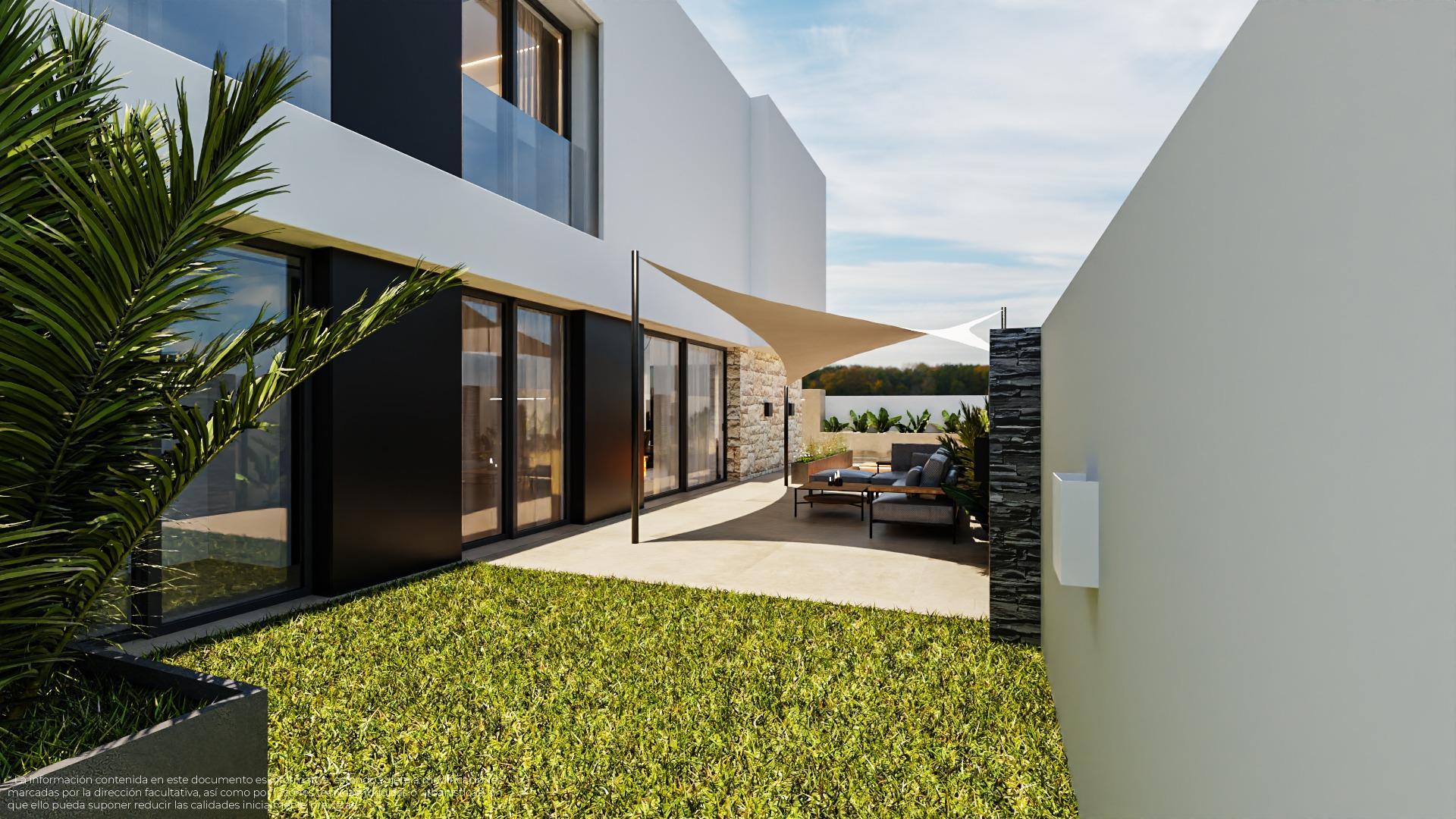 Villa Obra Nueva con Piscina en La Zenia, Orihuela Costa — 4 Dorm.