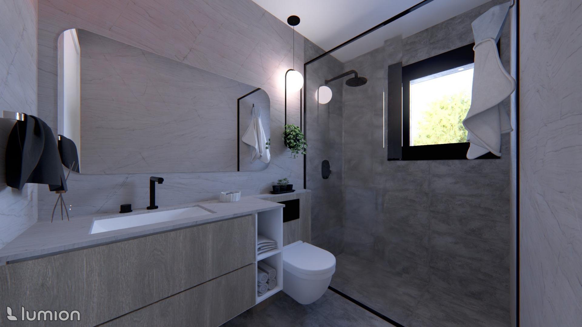 Villa obra nueva con piscina en San Javier — 3 dorm, 54m² parcela