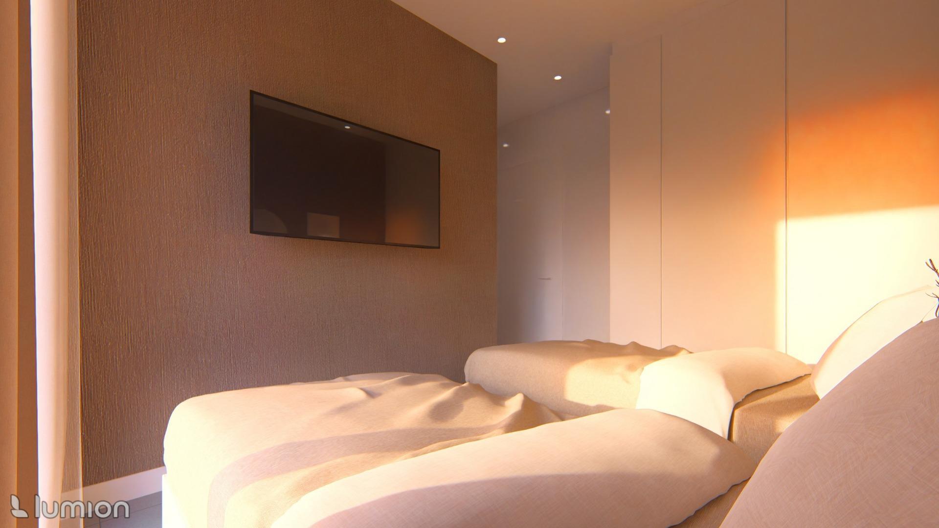 Villa obra nueva con piscina en San Javier — 3 dorm, 54m² parcela