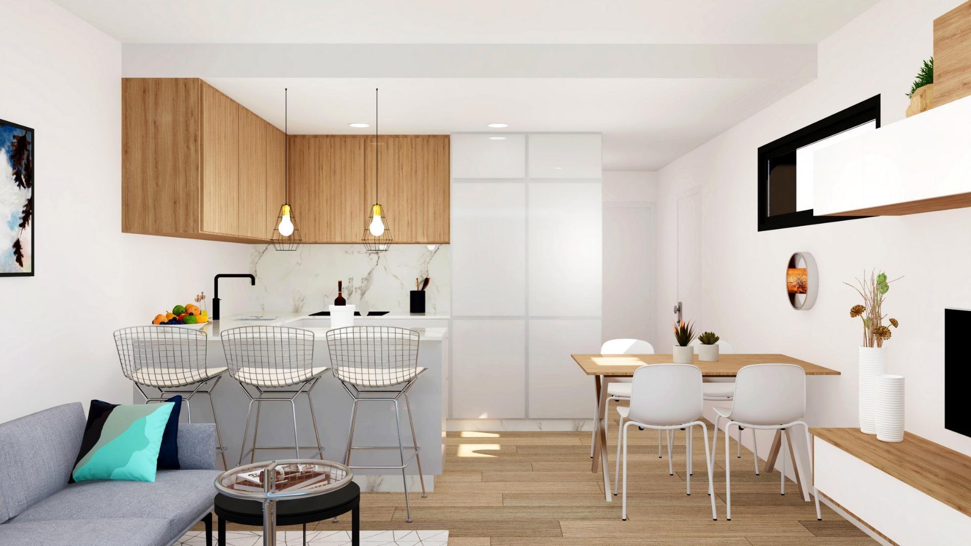 Villa obra nueva con piscina en San Javier — 3 dorm, 54m² parcela