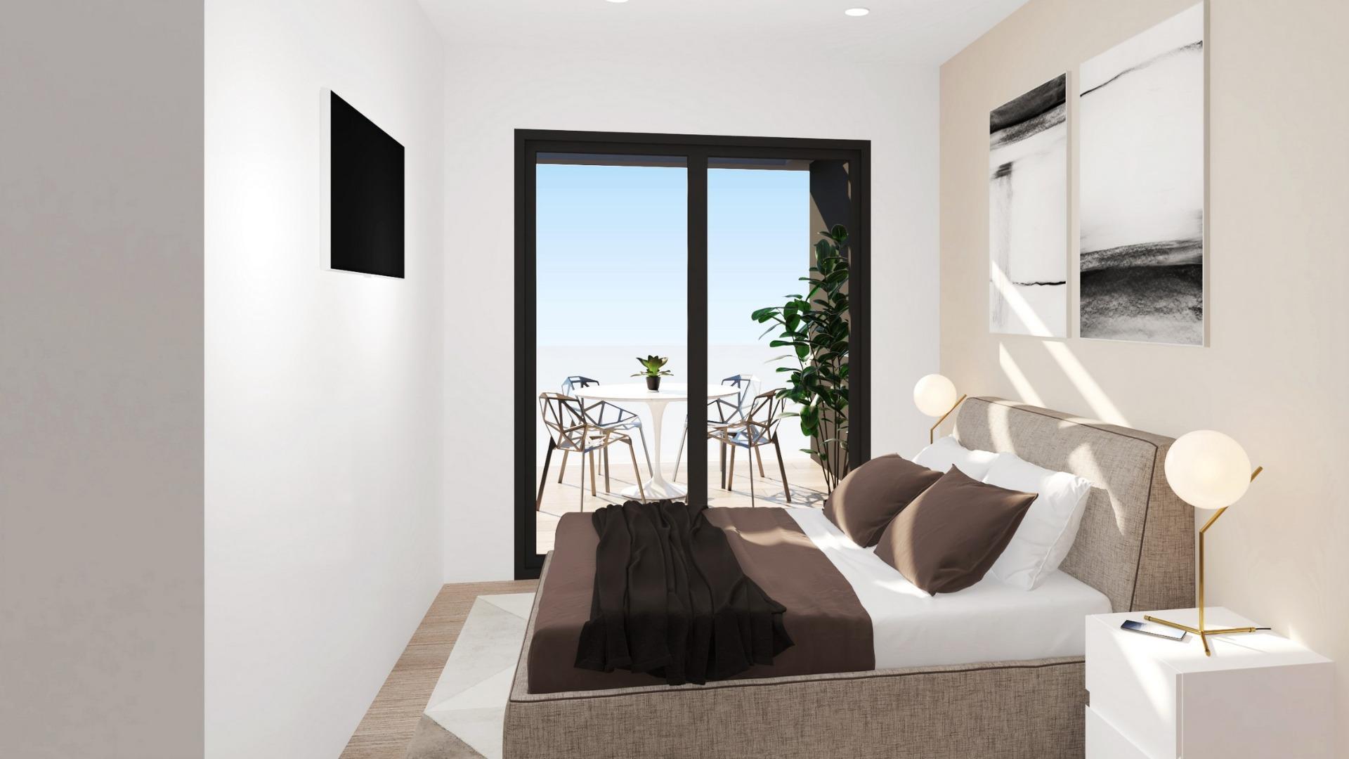 Villa obra nueva con piscina en San Javier — 3 dorm, 54m² parcela