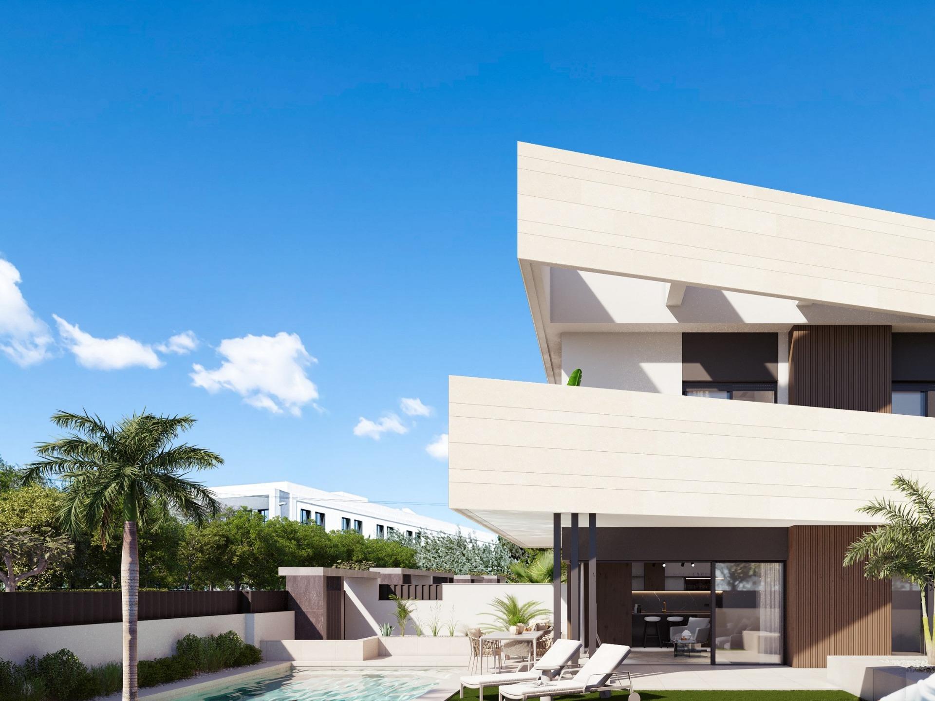 Villa Nueva con Piscina Privada en Pilar de La Horadada — Hogar de Ensueño