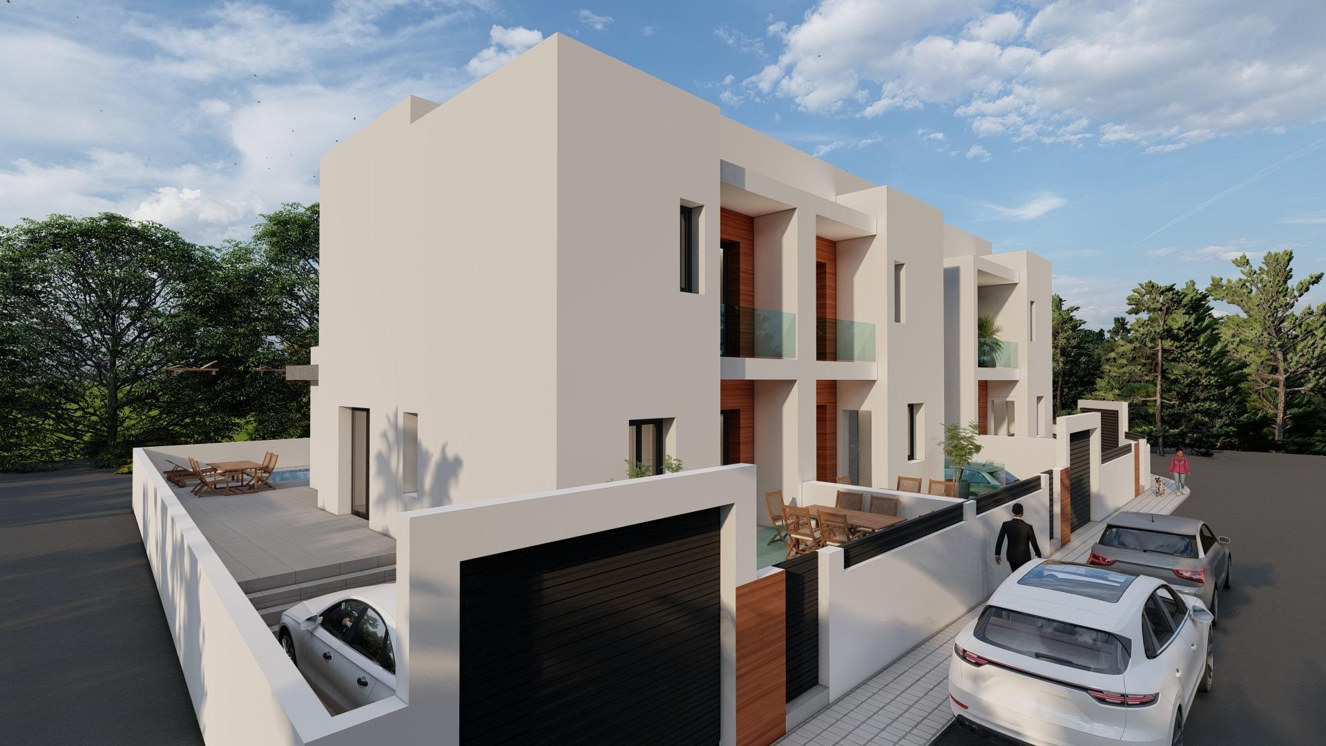 Villa obra nueva en Daya Nueva con piscina privada — 3 dorm.