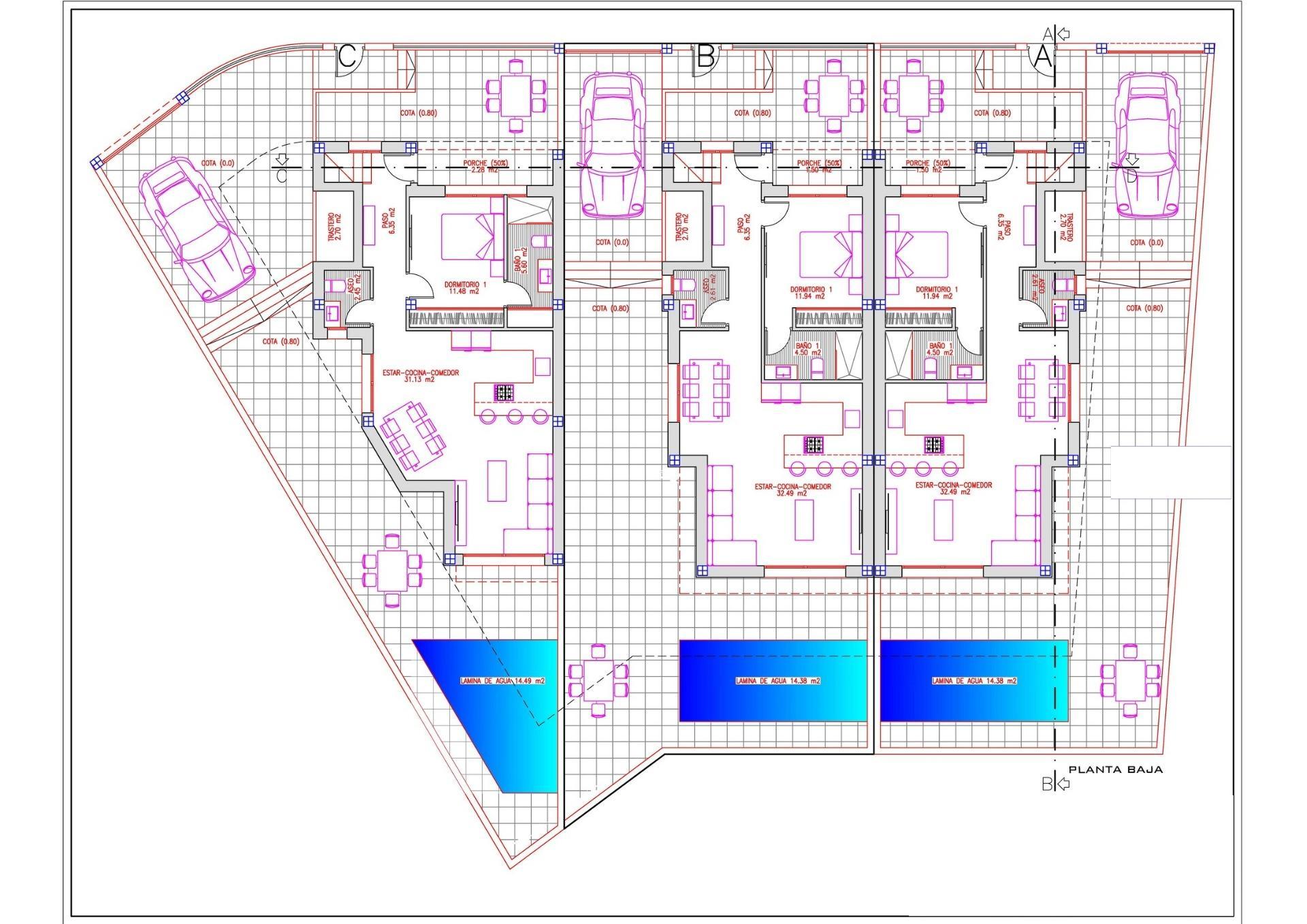 Villa obra nueva en Daya Nueva con piscina privada — 3 dorm.