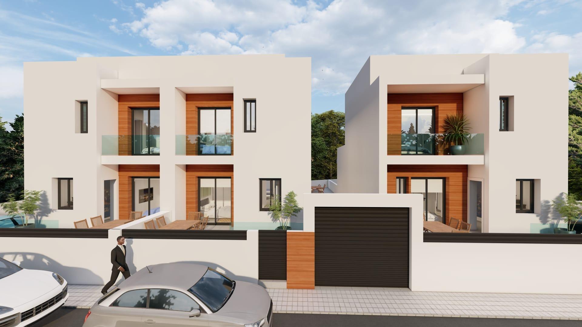 Villa obra nueva en Daya Nueva con piscina privada — 3 dorm.