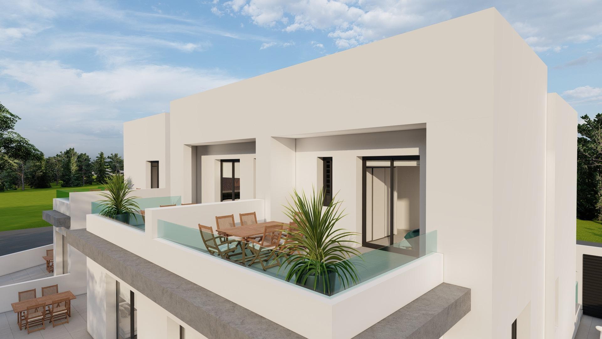 Villa obra nueva en Daya Nueva con piscina privada — 3 dorm.