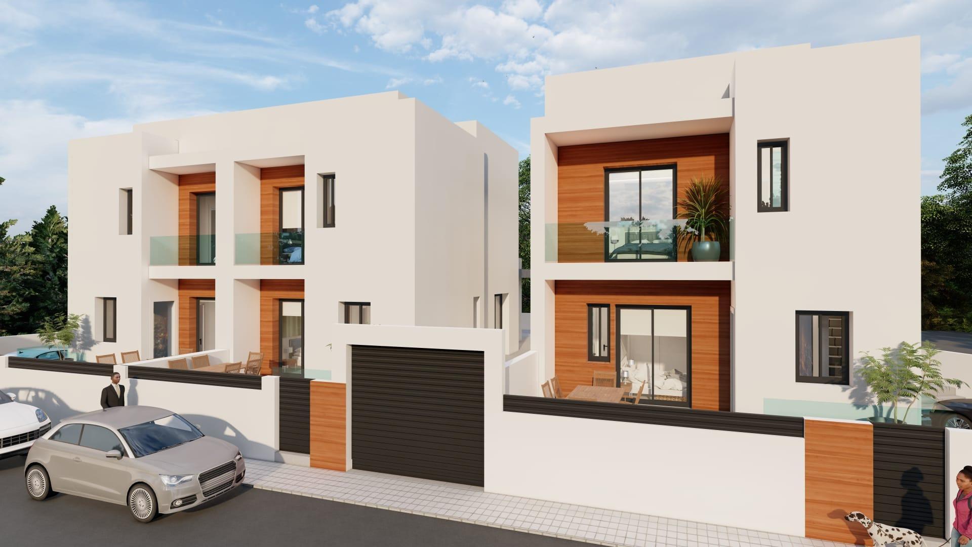 Villa obra nueva en Daya Nueva con piscina privada — 3 dorm.