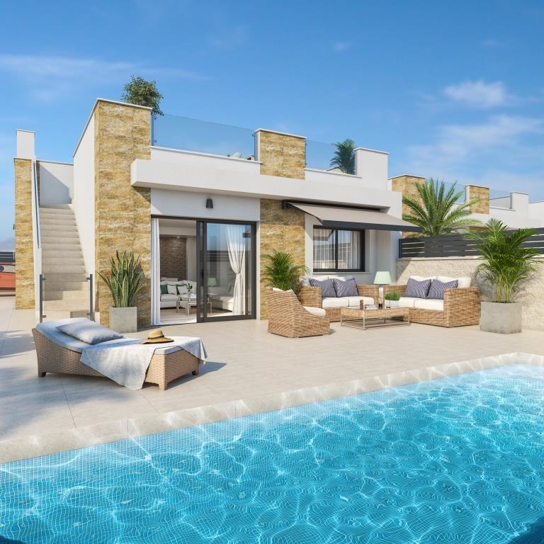 Villa Obra Nueva 3 Dorm. Piscina Privada en San Fulgencio — Hogar Mediterráneo