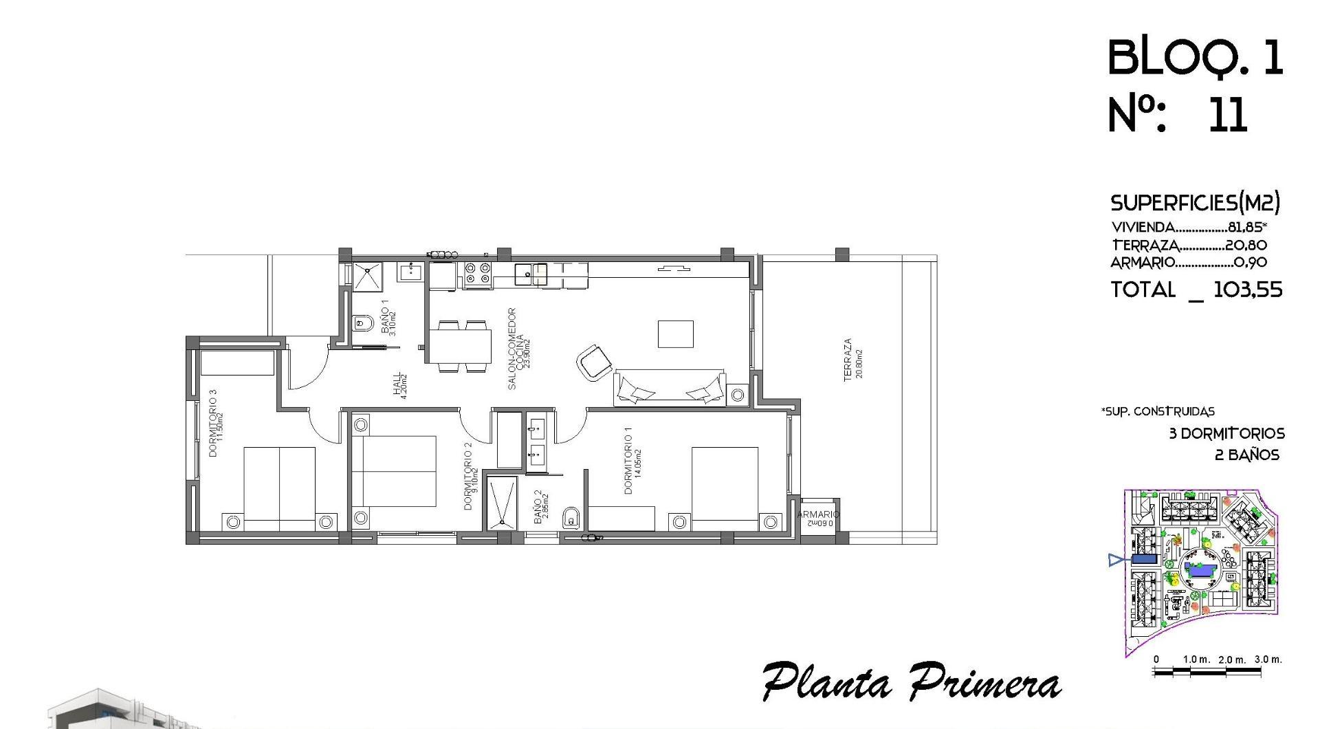 Apartamento en Guardamar del Segura