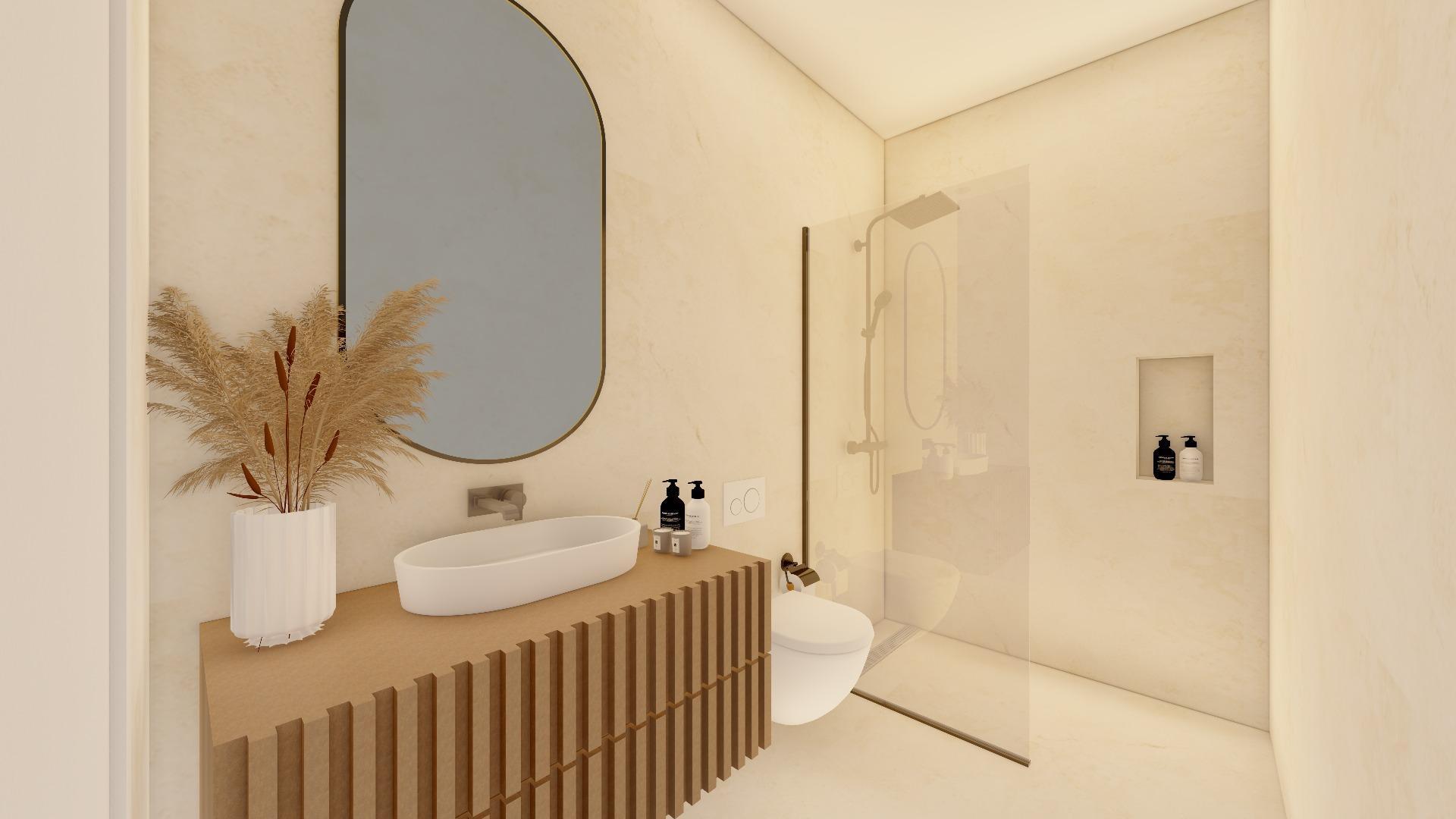 Villa obra nueva con piscina en Santiago de la Ribera | 3 Dorm.