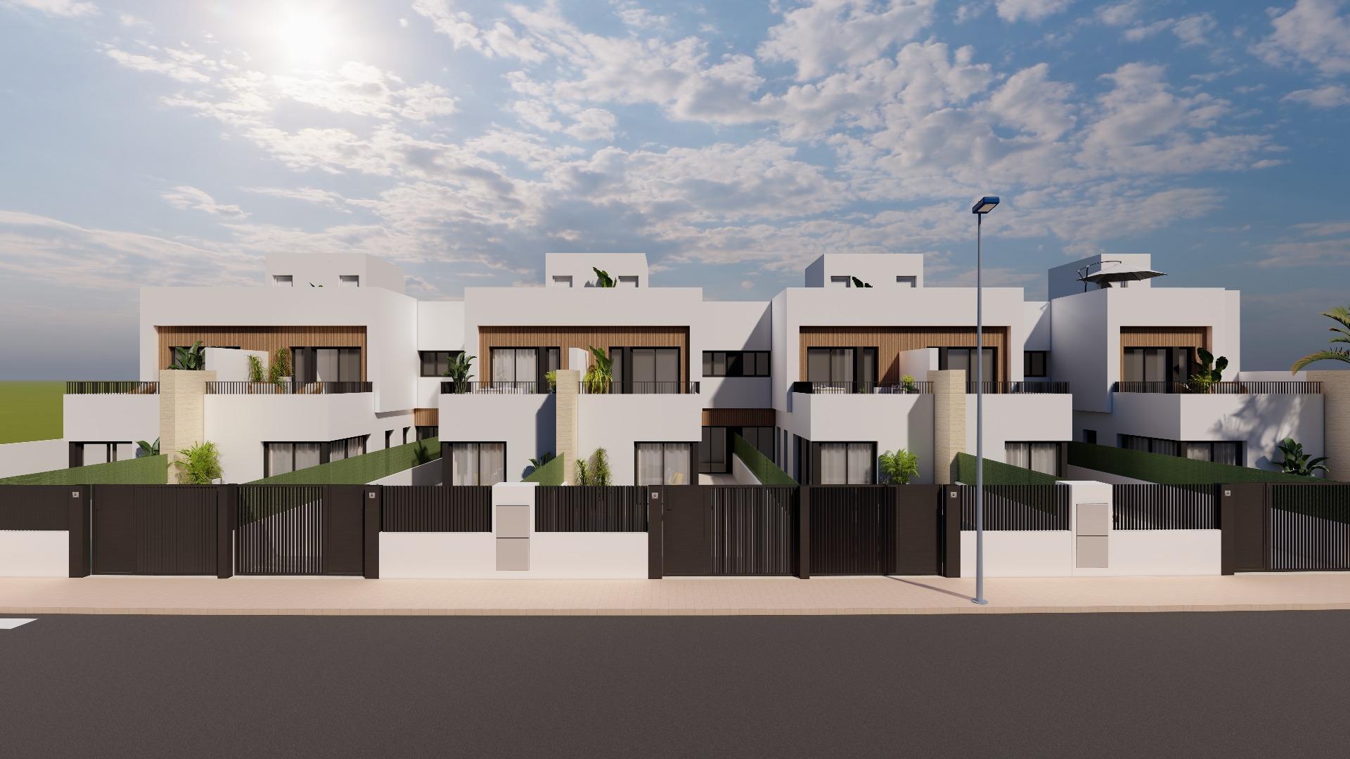 Villa obra nueva con piscina en Santiago de la Ribera | 3 Dorm.