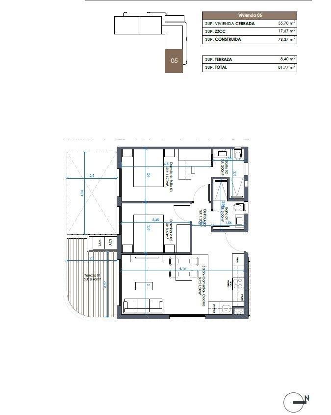 Apartamento en Guardamar del Segura