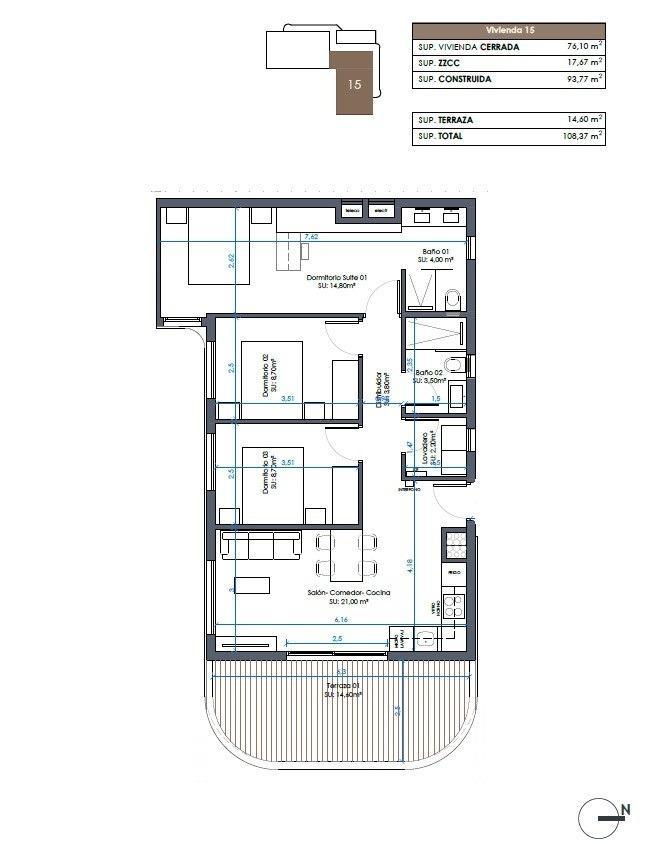 Apartamento en Guardamar del Segura
